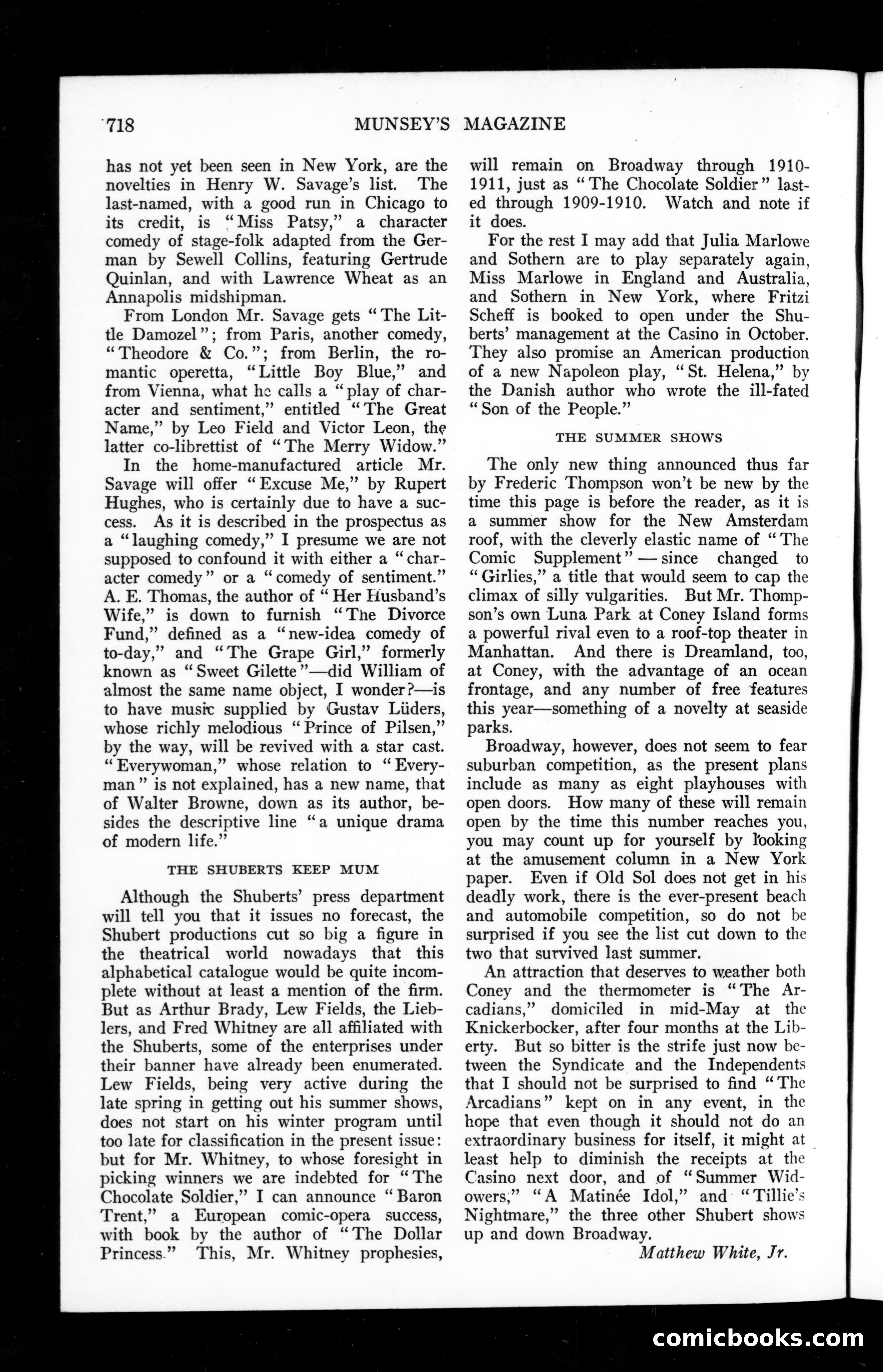 Munsey's Magazine, August 1910 — page 138 of 148