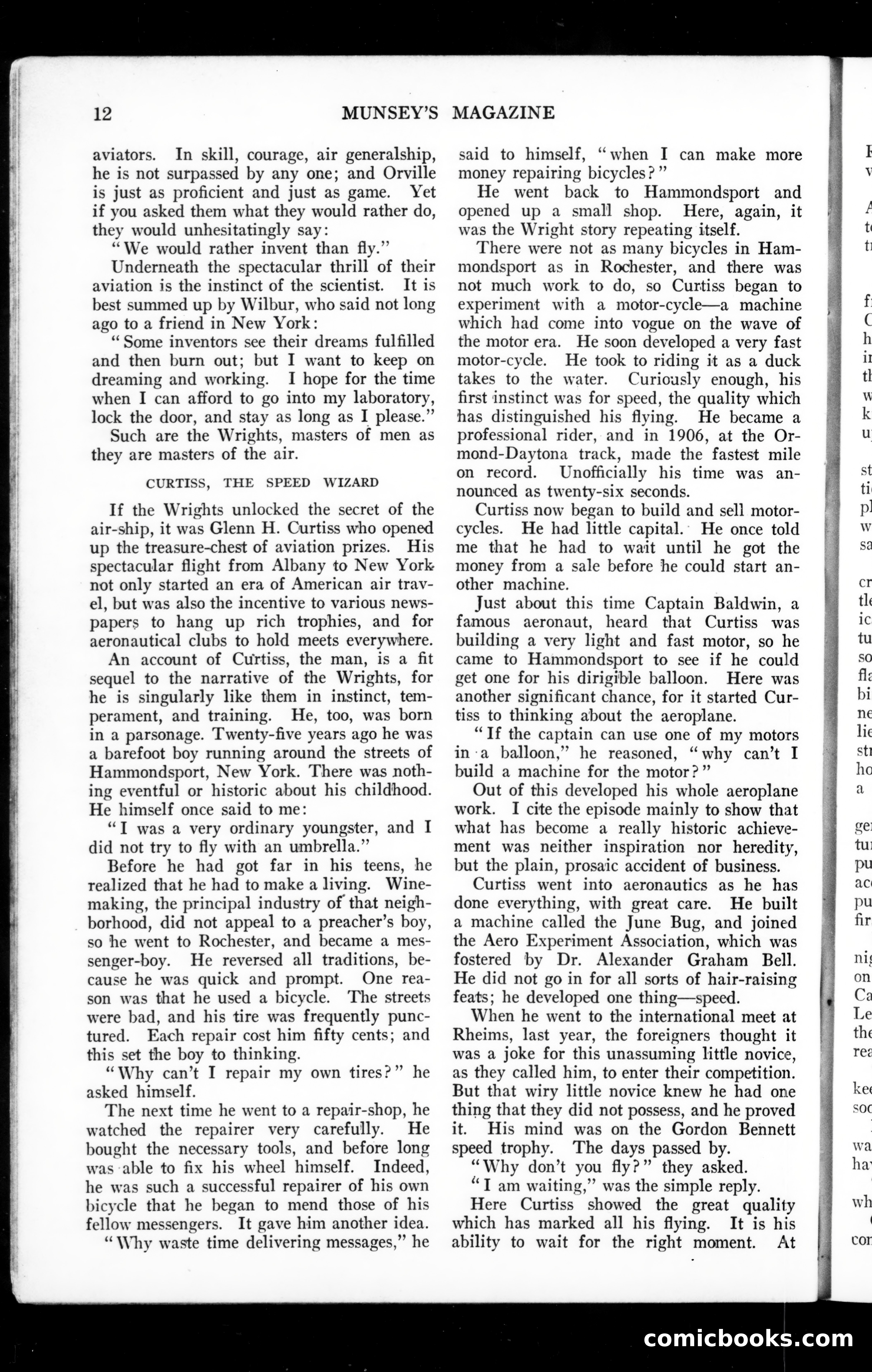 Munsey's Magazine, October 1910 — page 10 of 146