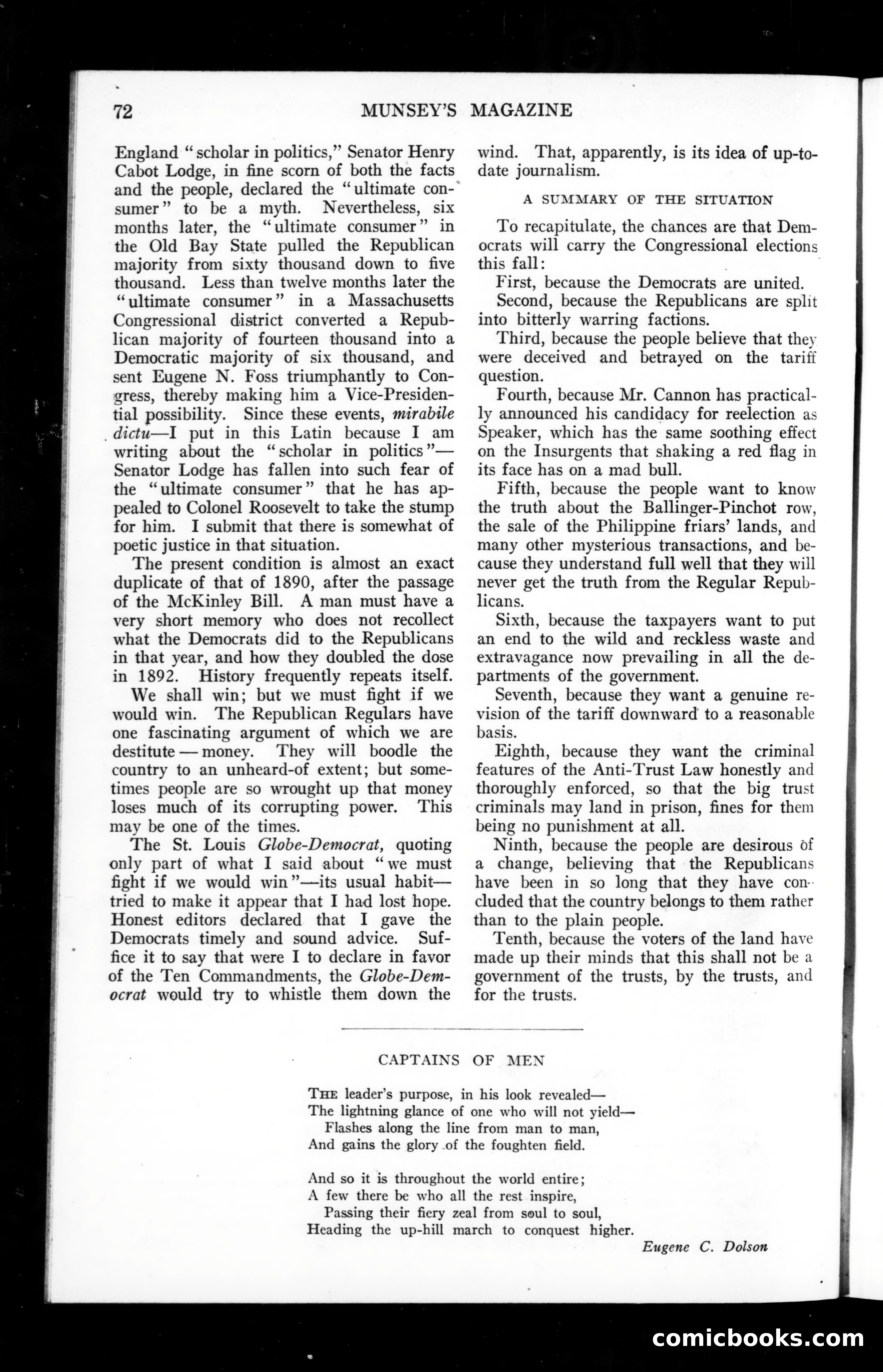 Munsey's Magazine, October 1910 — page 70 of 146