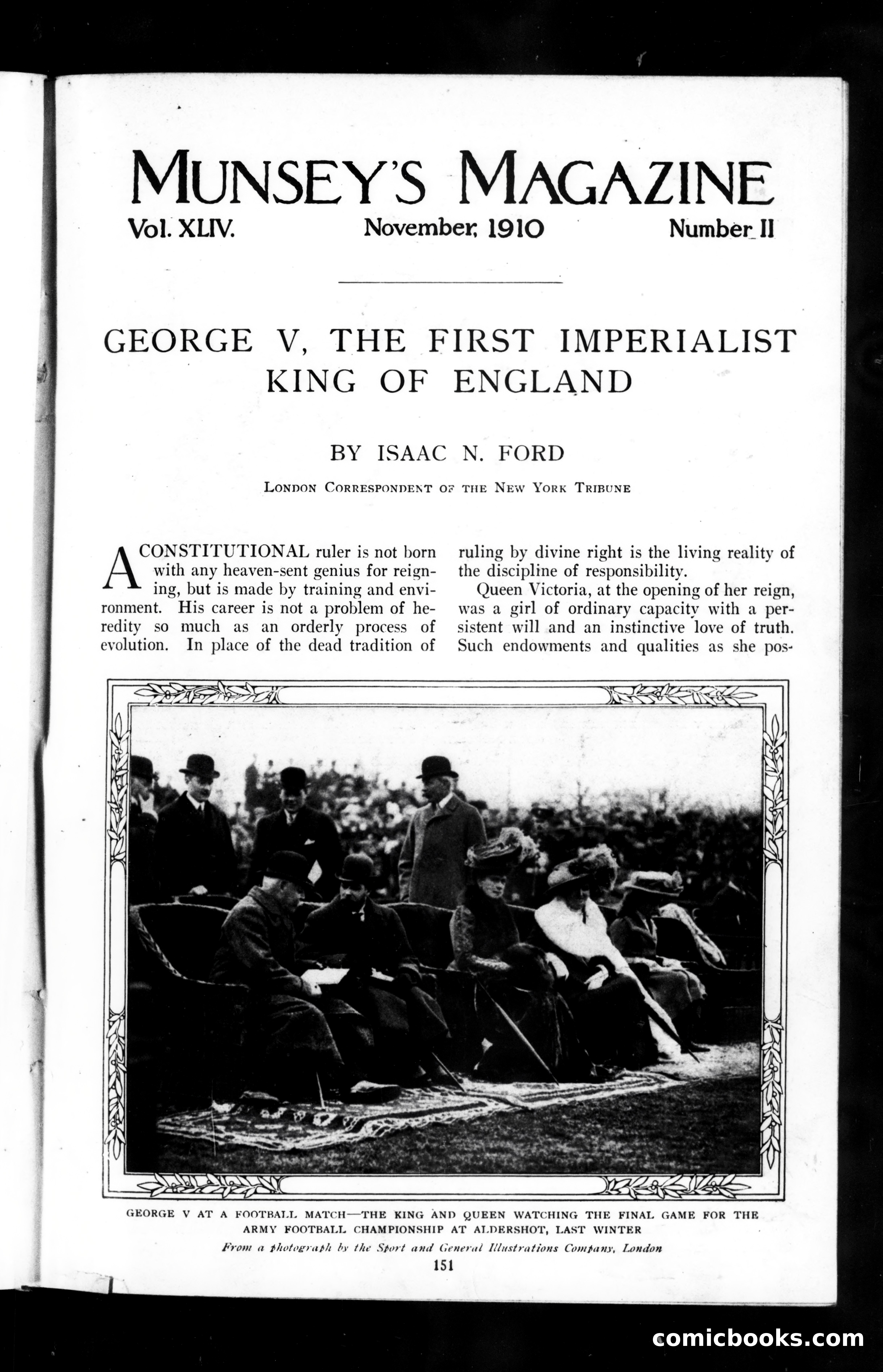 Munsey's Magazine, November 1910 — page 5 of 148