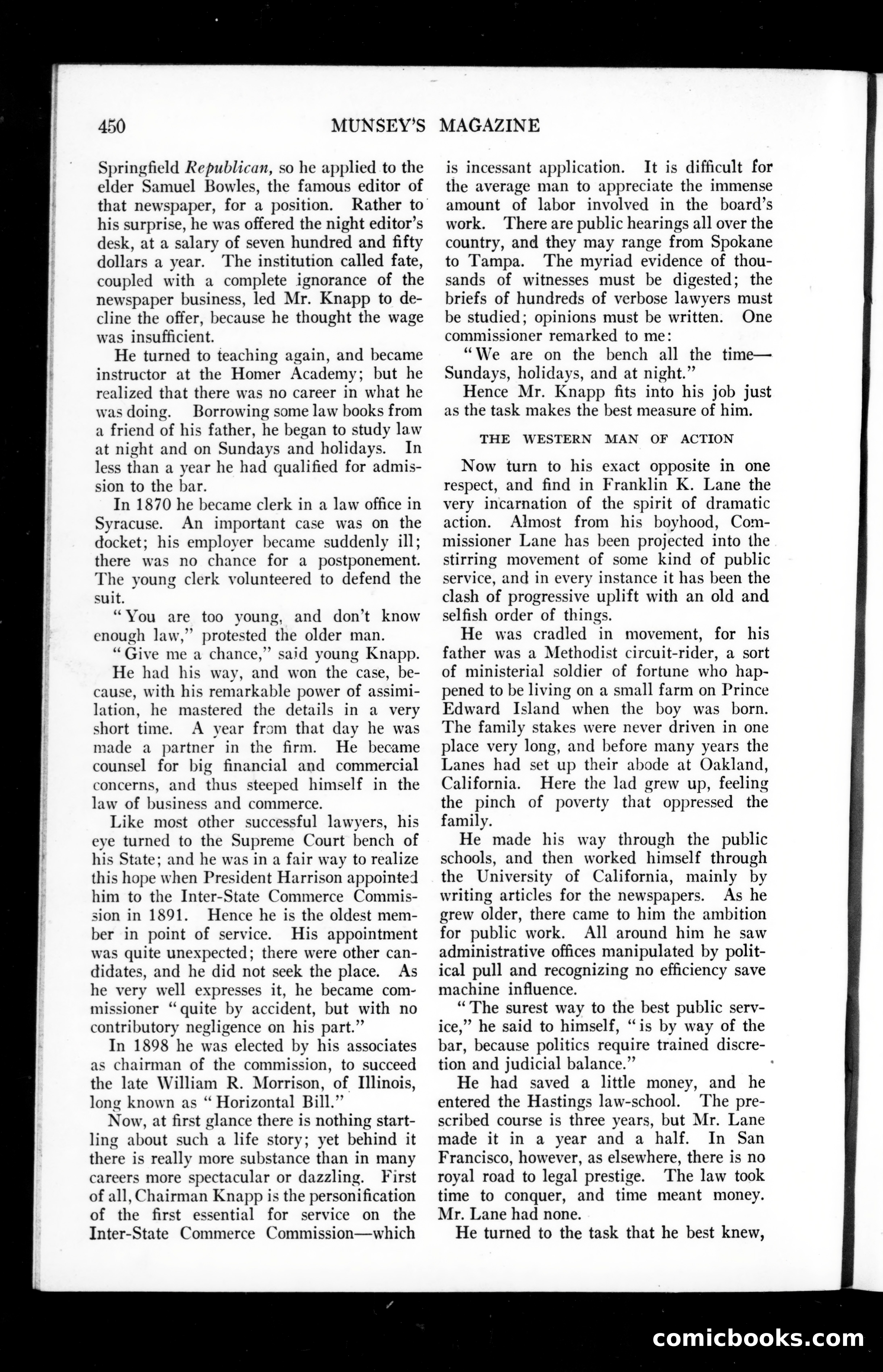 Munsey's Magazine, January 1911 — page 6 of 146