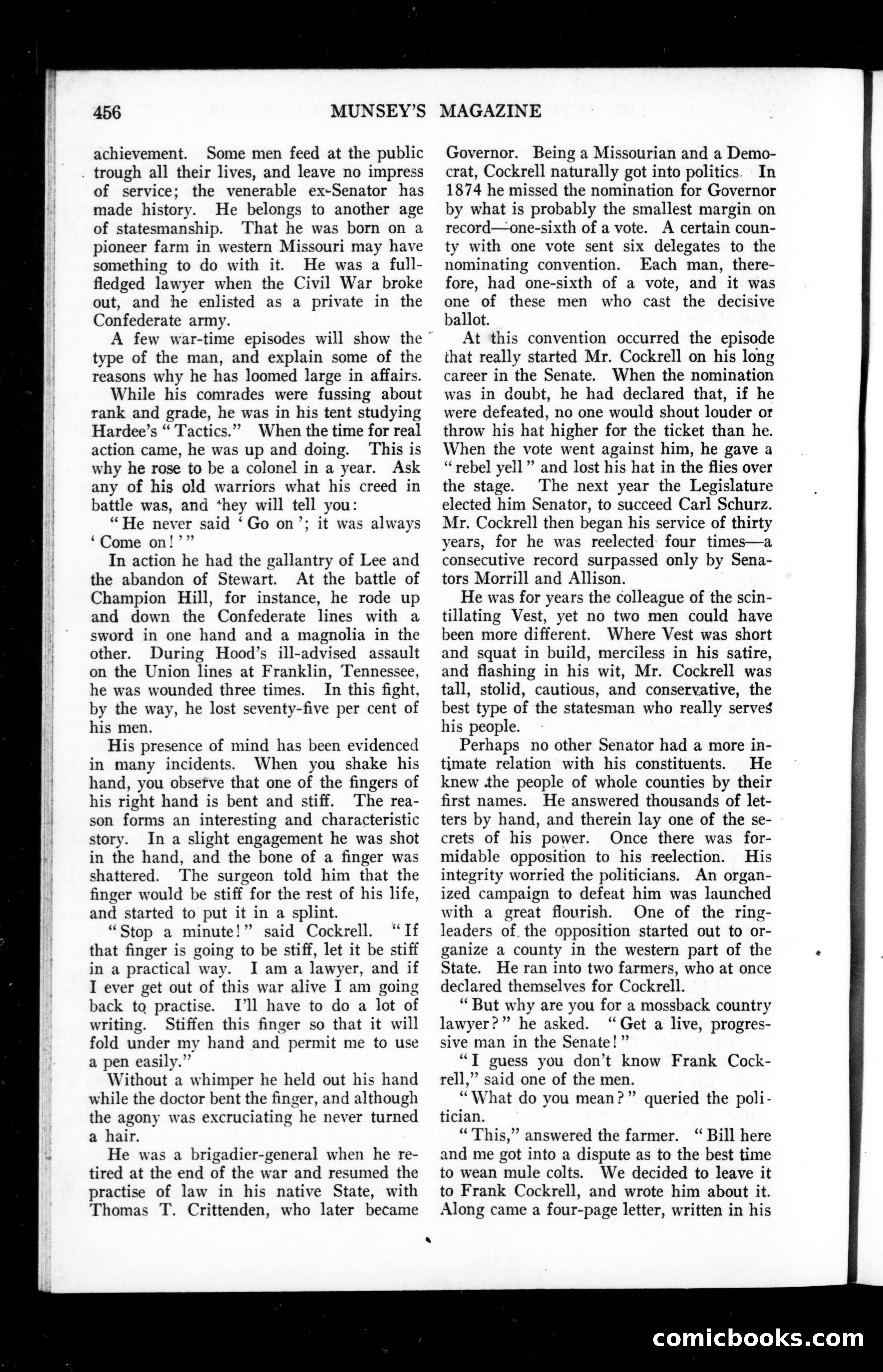 Munsey's Magazine, January 1911 — page 12 of 146