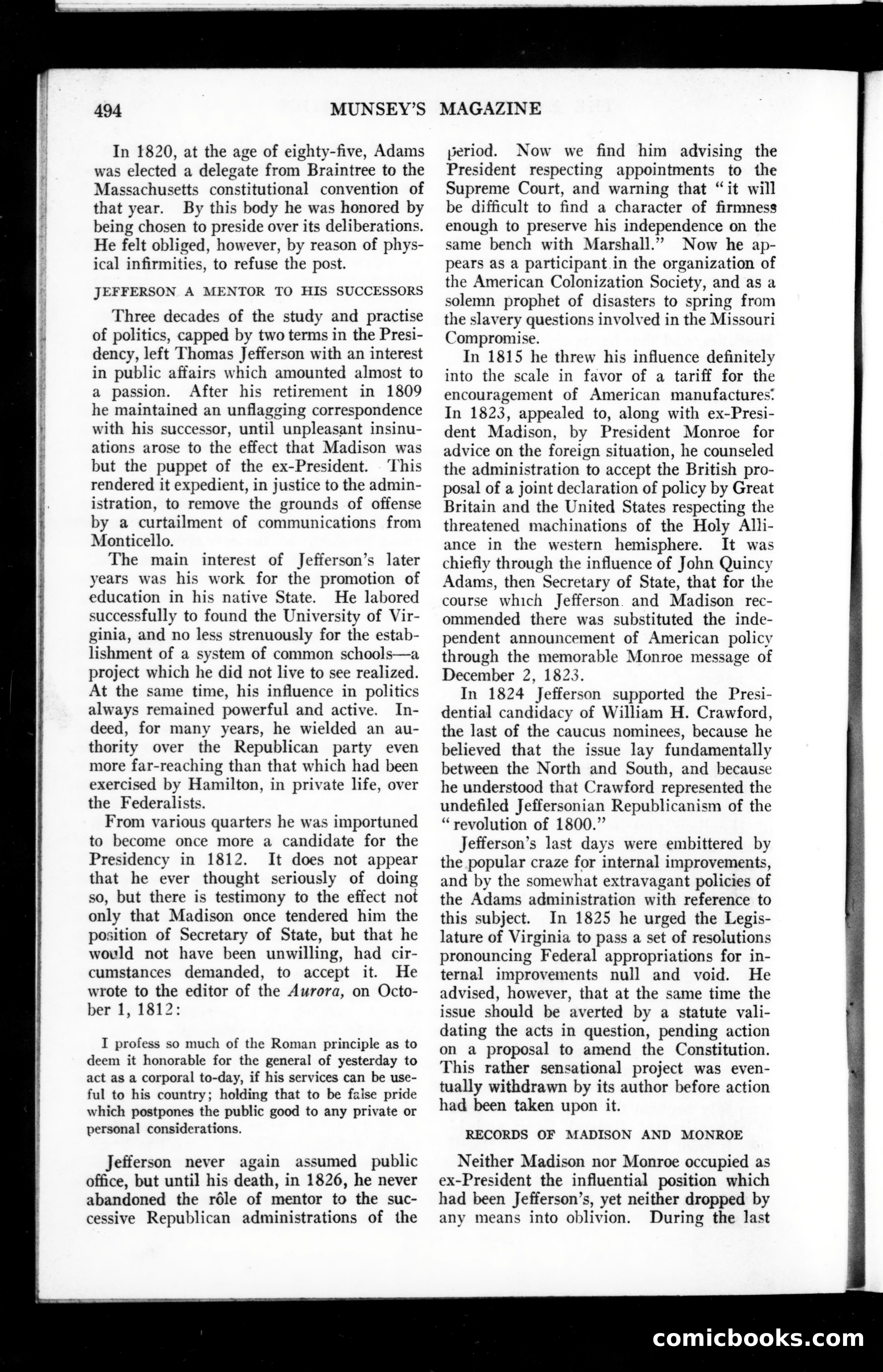 Munsey's Magazine, January 1911 — page 50 of 146