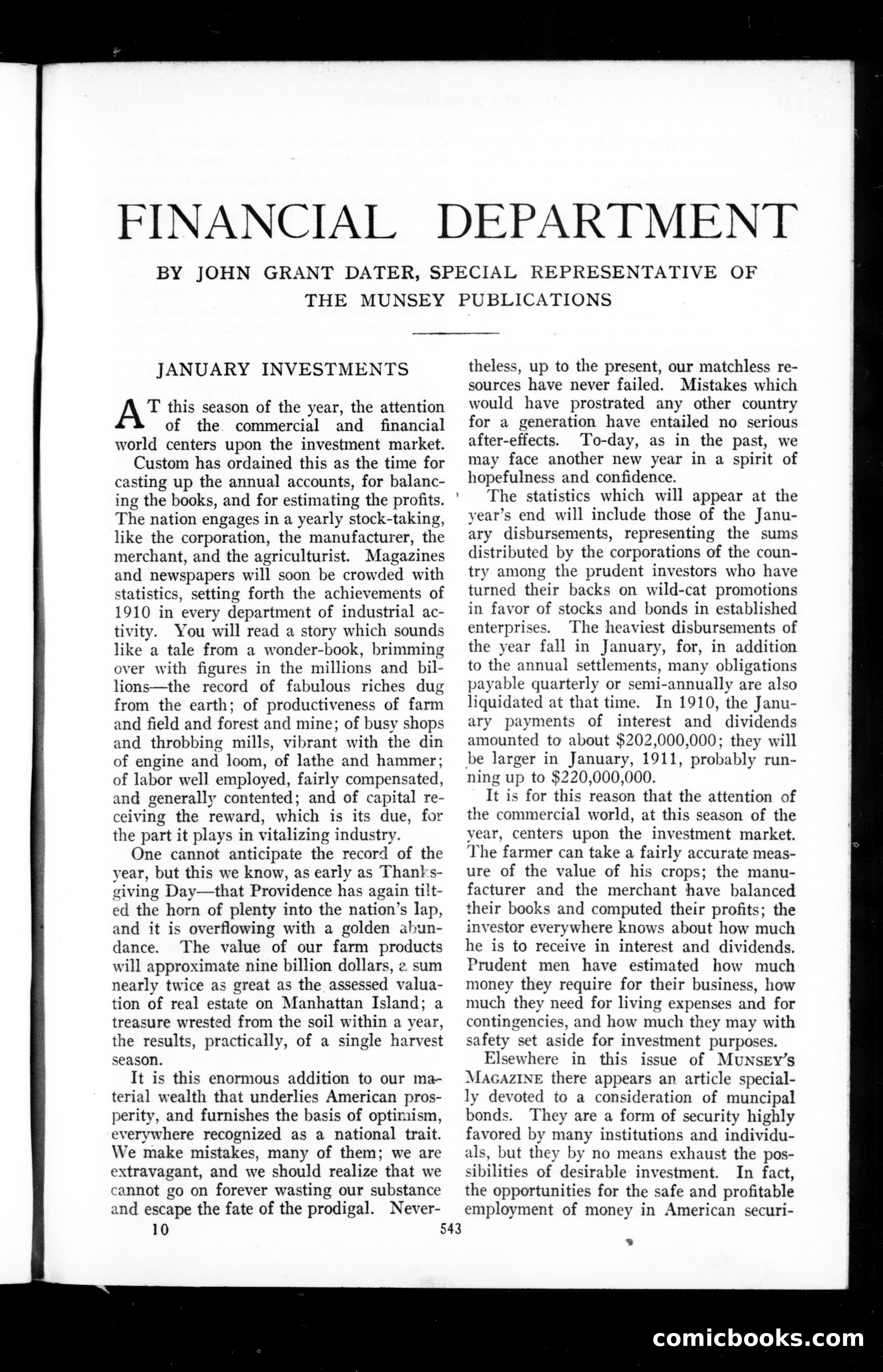 Munsey's Magazine, January 1911 — page 99 of 146