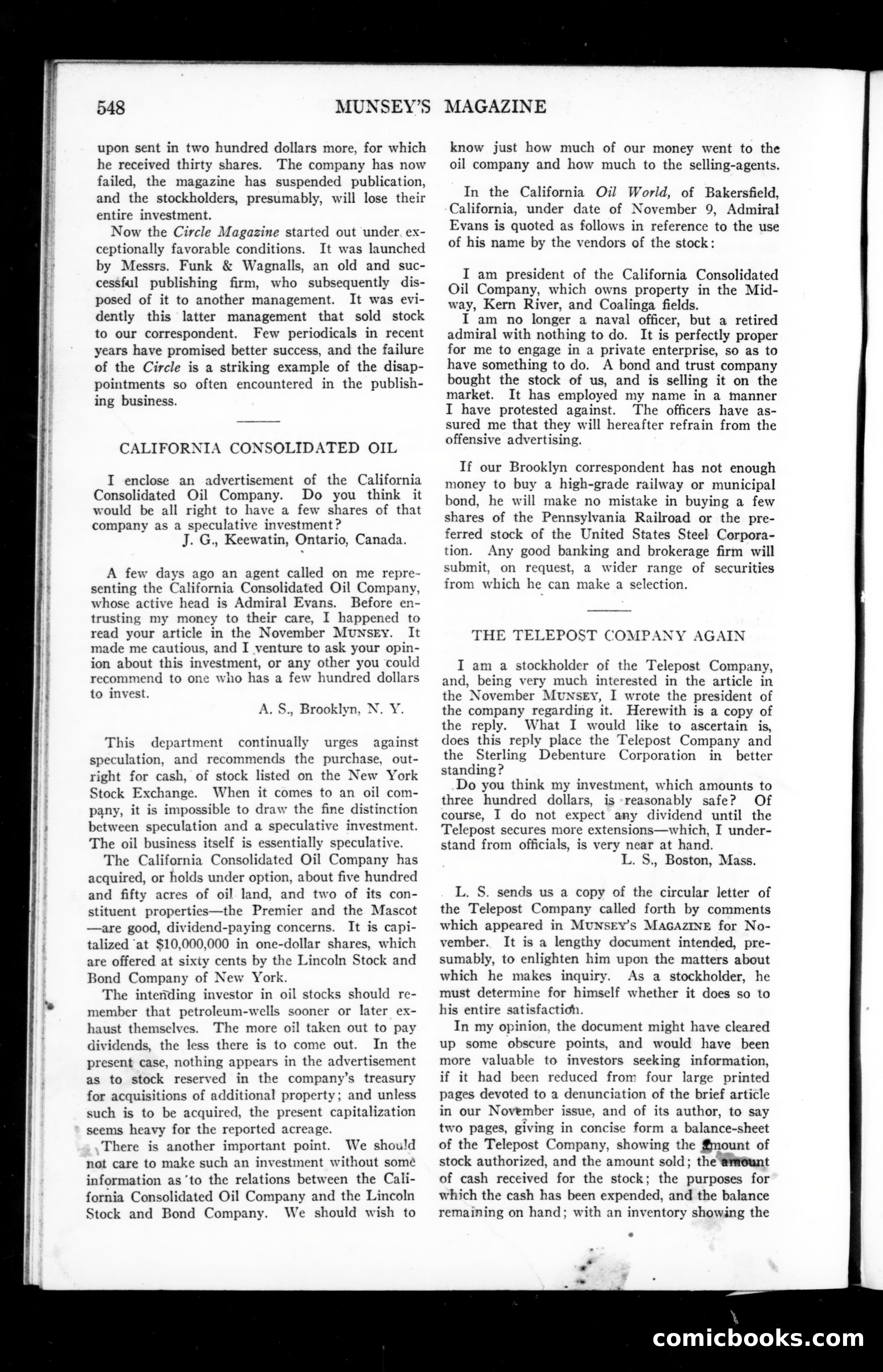 Munsey's Magazine, January 1911 — page 104 of 146