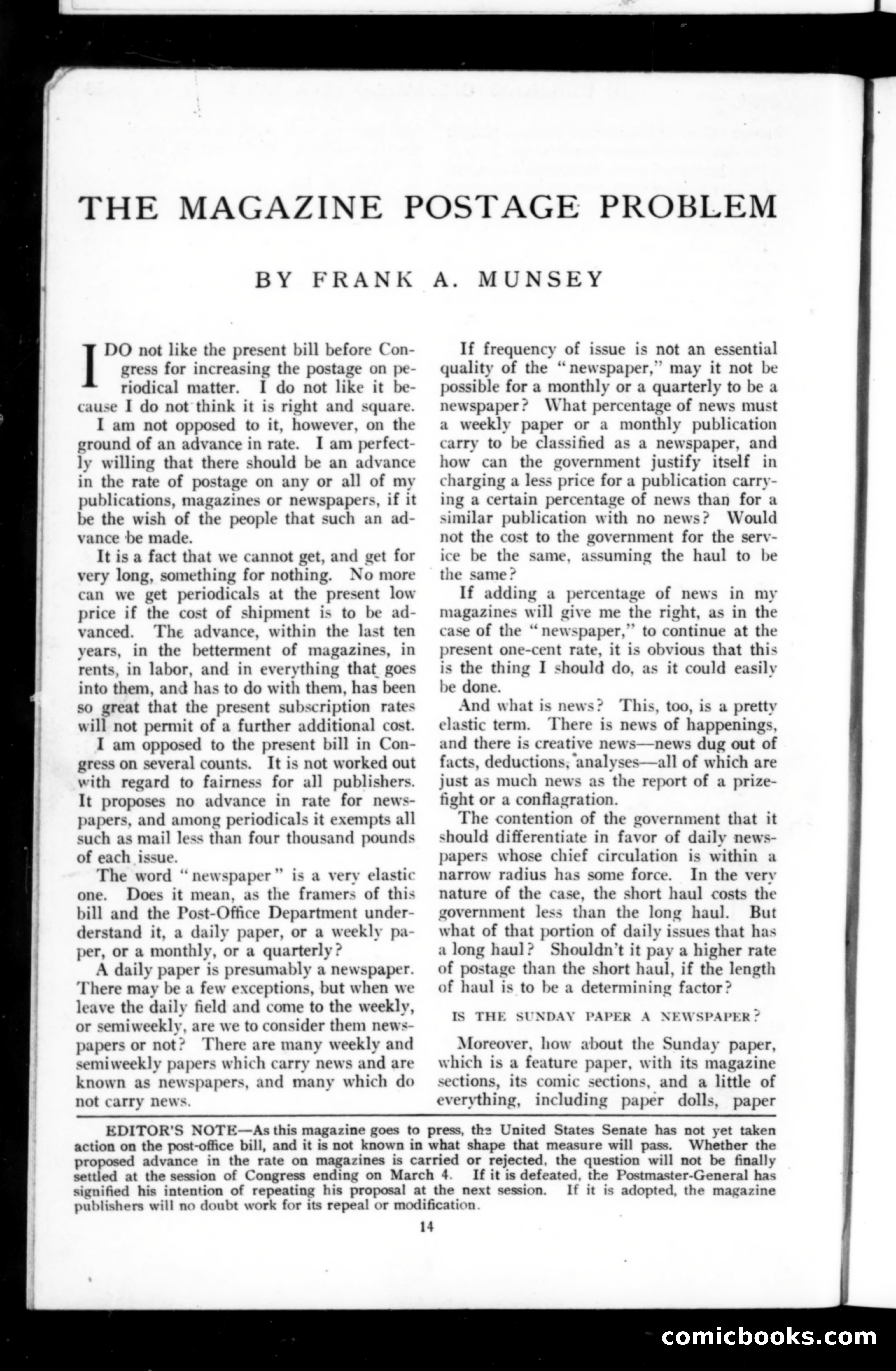 Munsey's Magazine, April 1911 — page 16 of 150