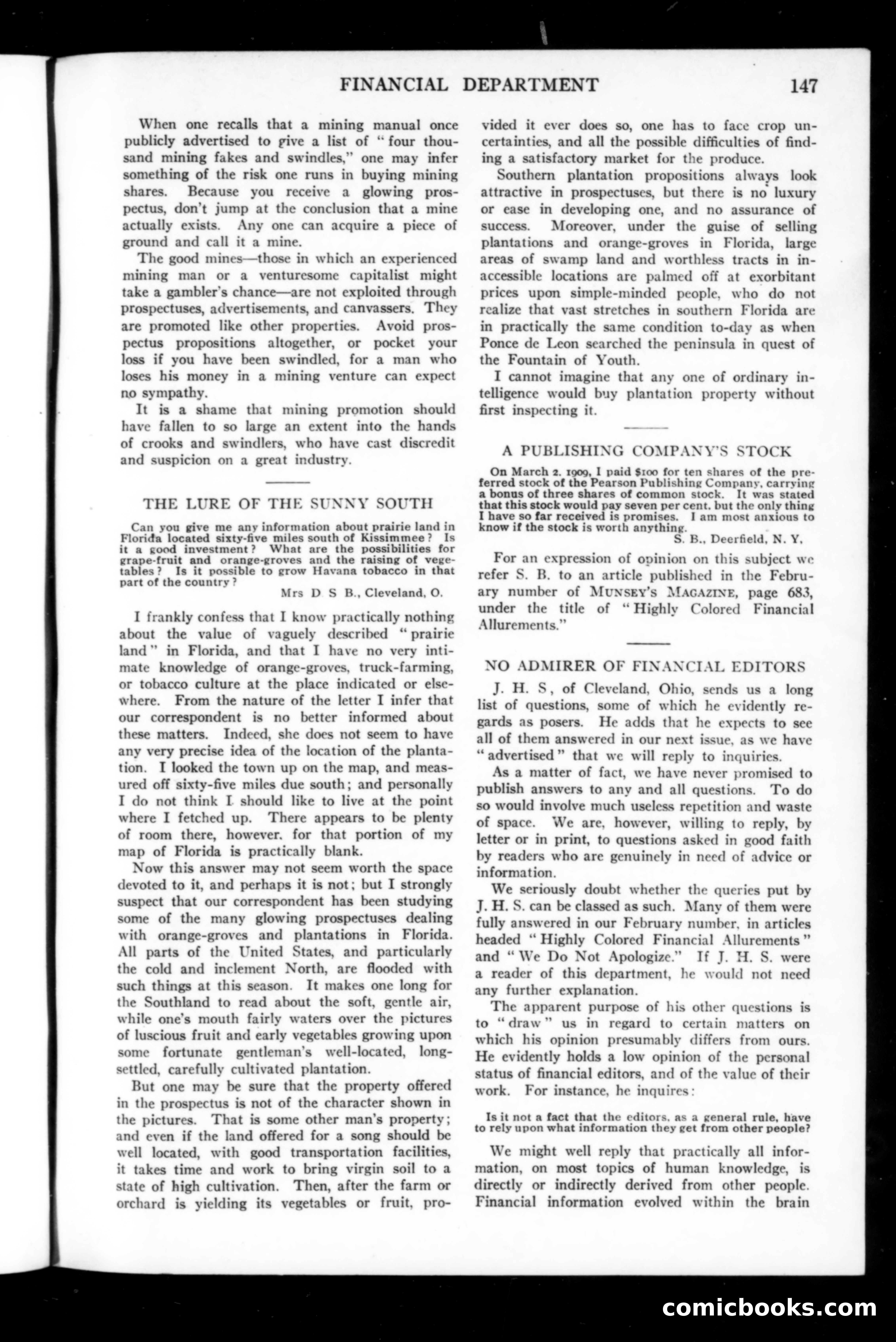 Munsey's Magazine, April 1911 — page 149 of 150