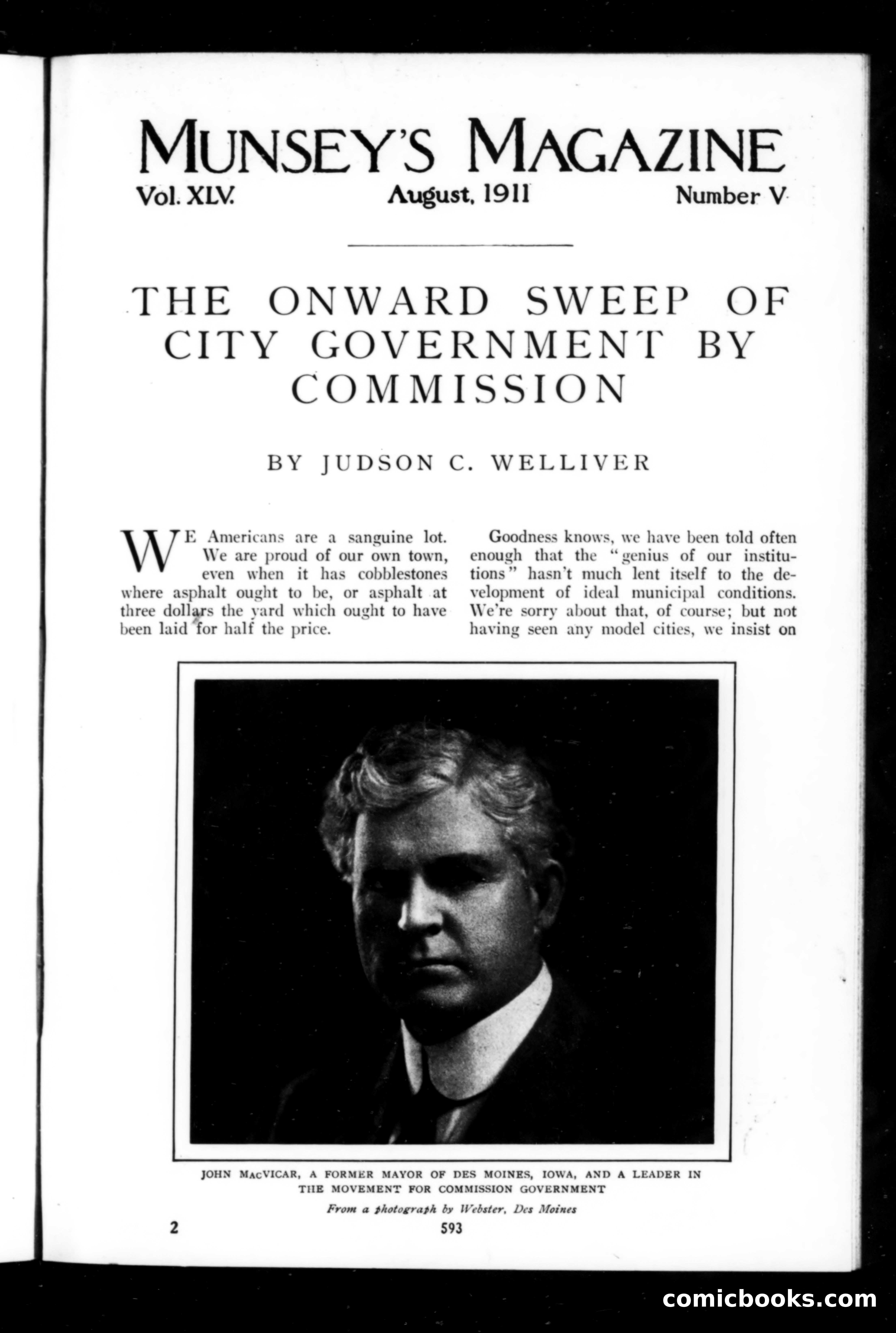 Munsey's Magazine, August 1911 — page 5 of 150