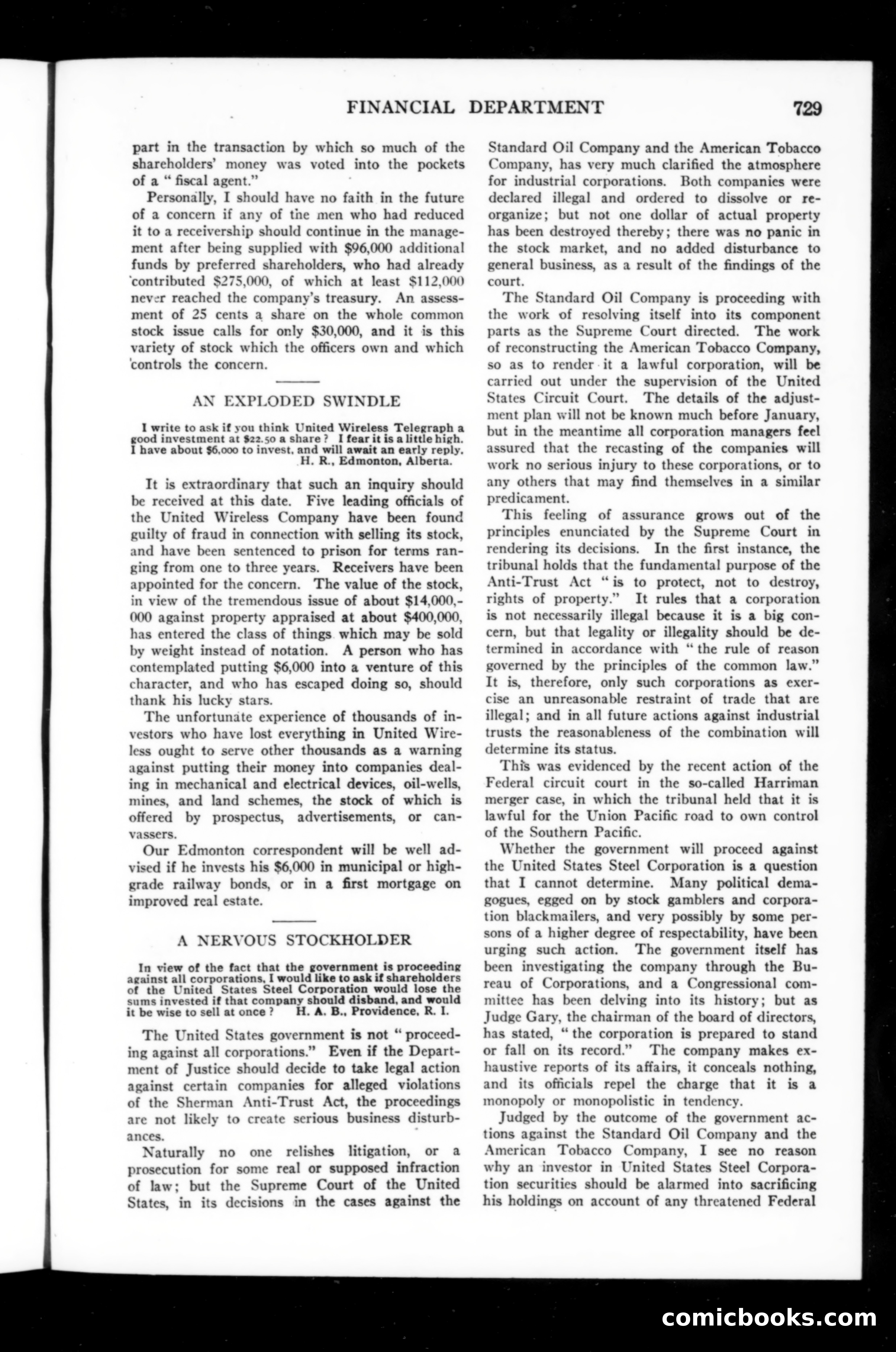 Munsey's Magazine, August 1911 — page 141 of 150
