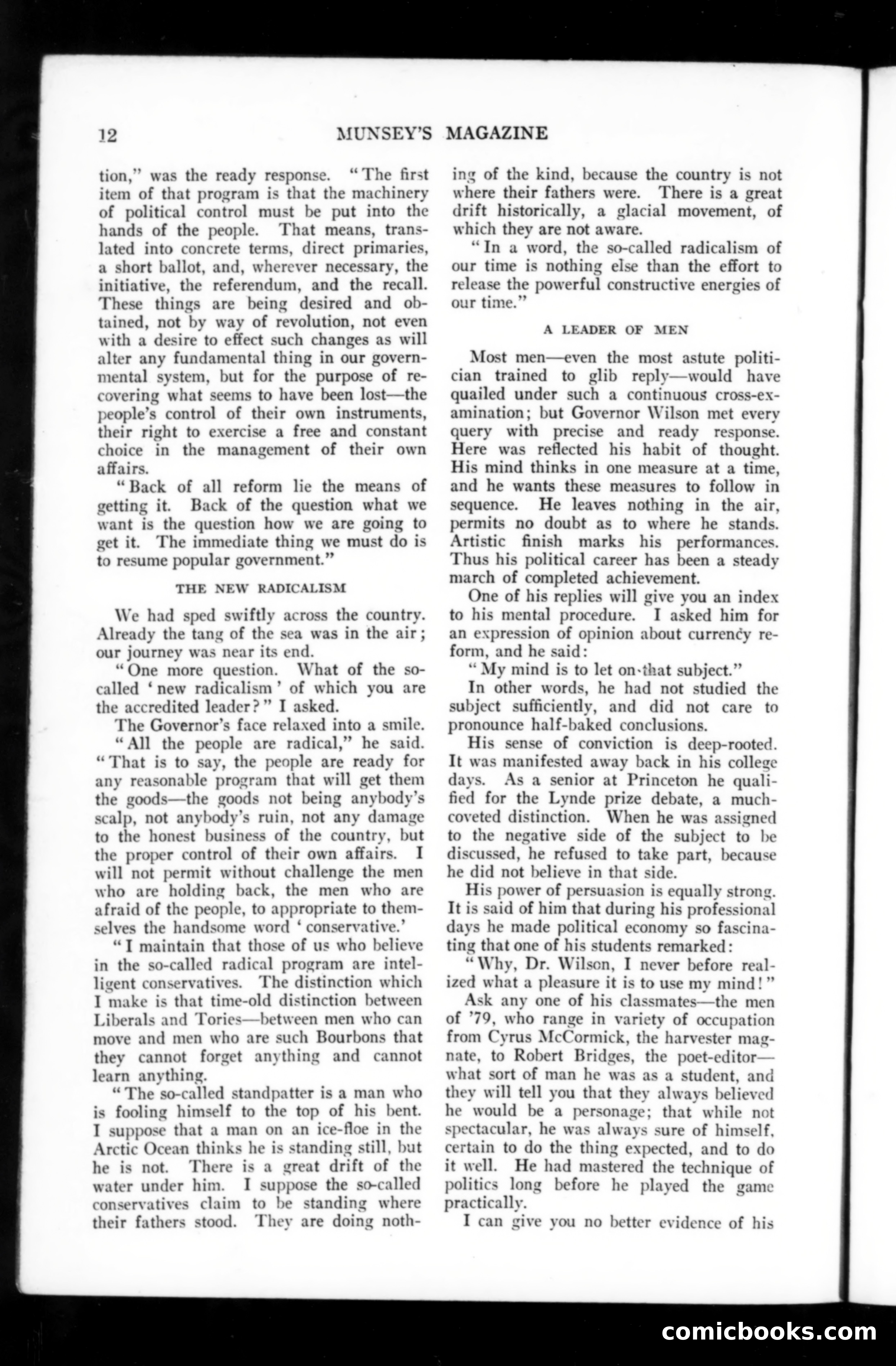 Munsey's Magazine, October 1911 — page 10 of 154