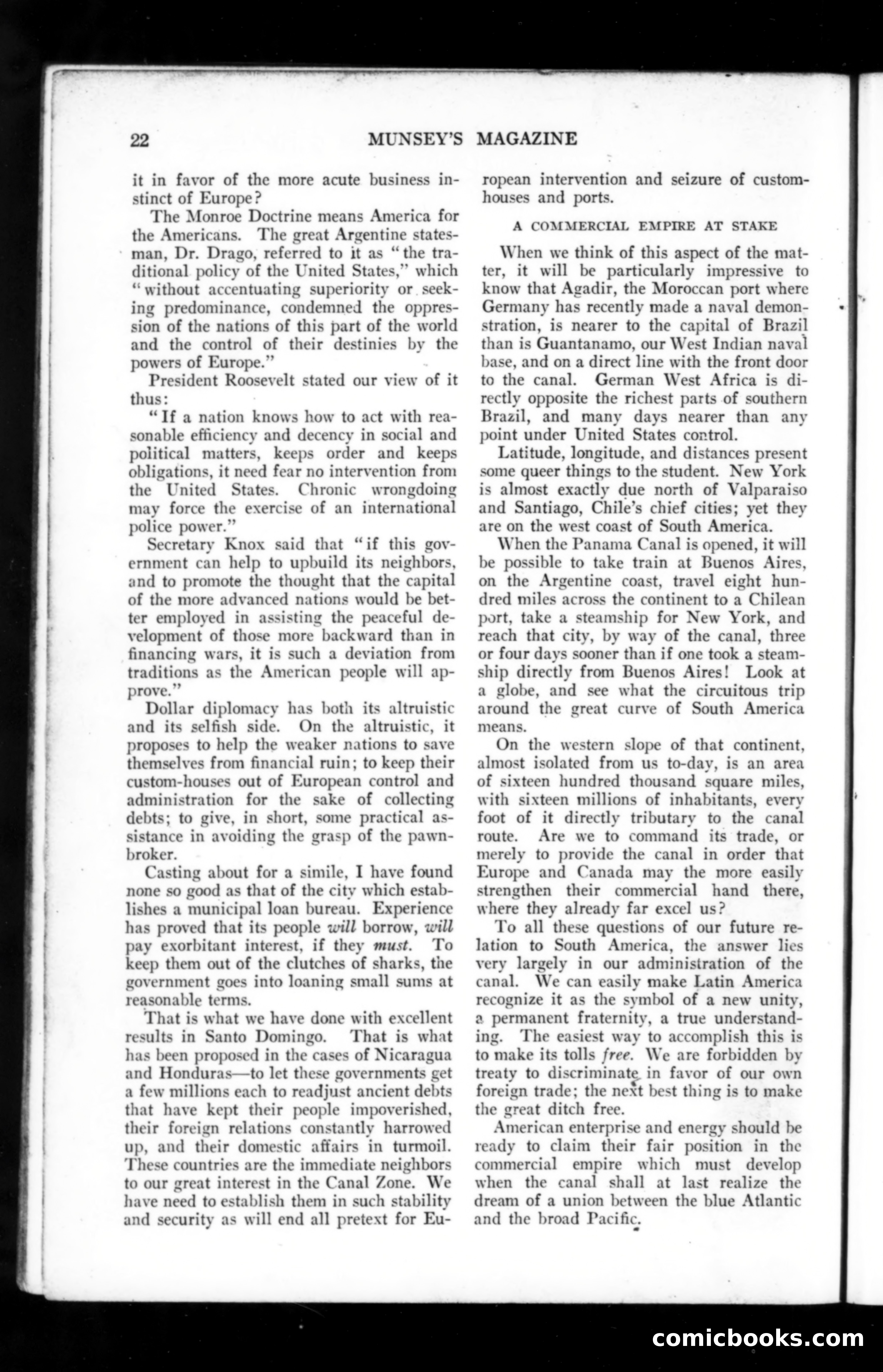 Munsey's Magazine, October 1911 — page 20 of 154