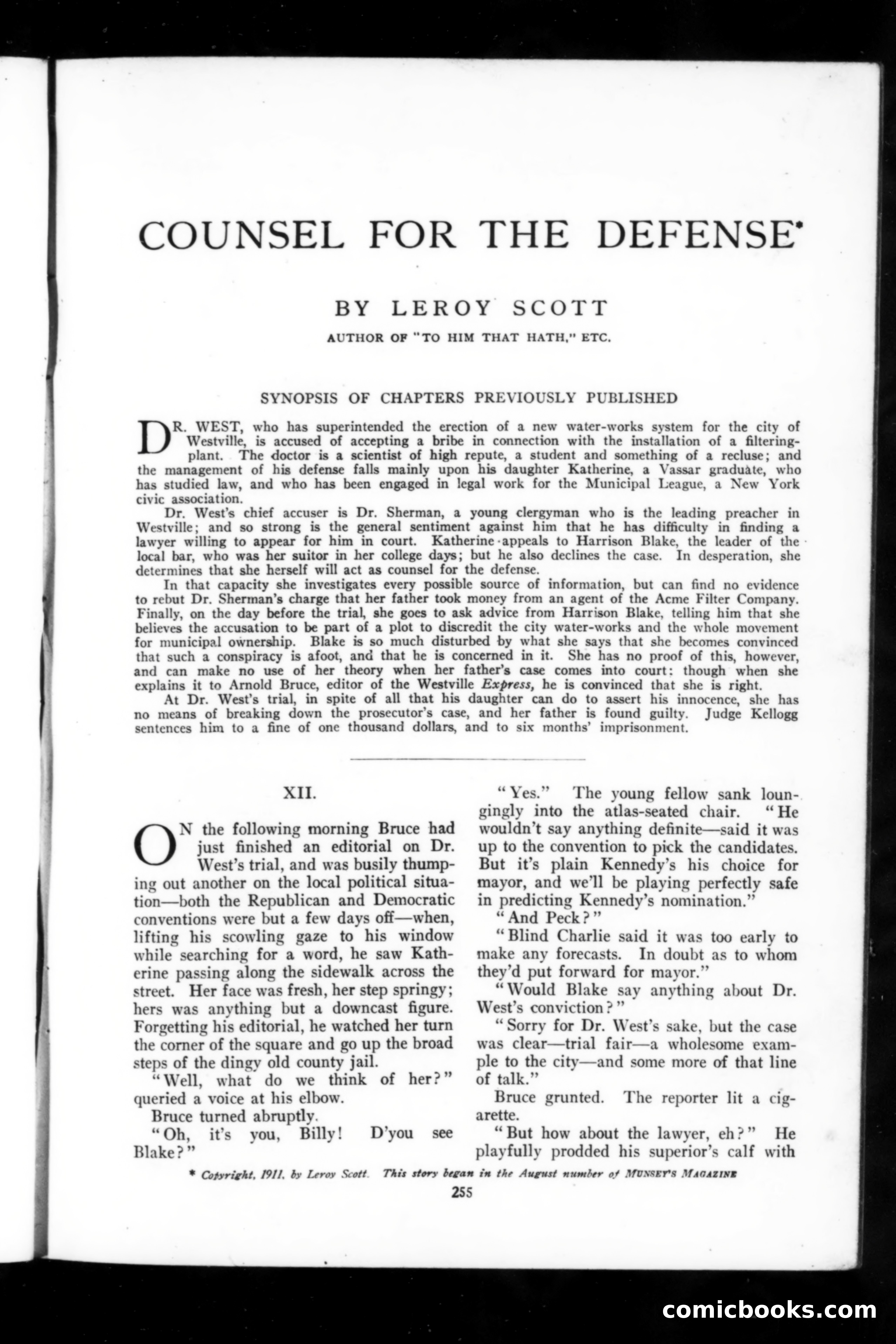 Munsey's Magazine, November 1911 — page 101 of 156