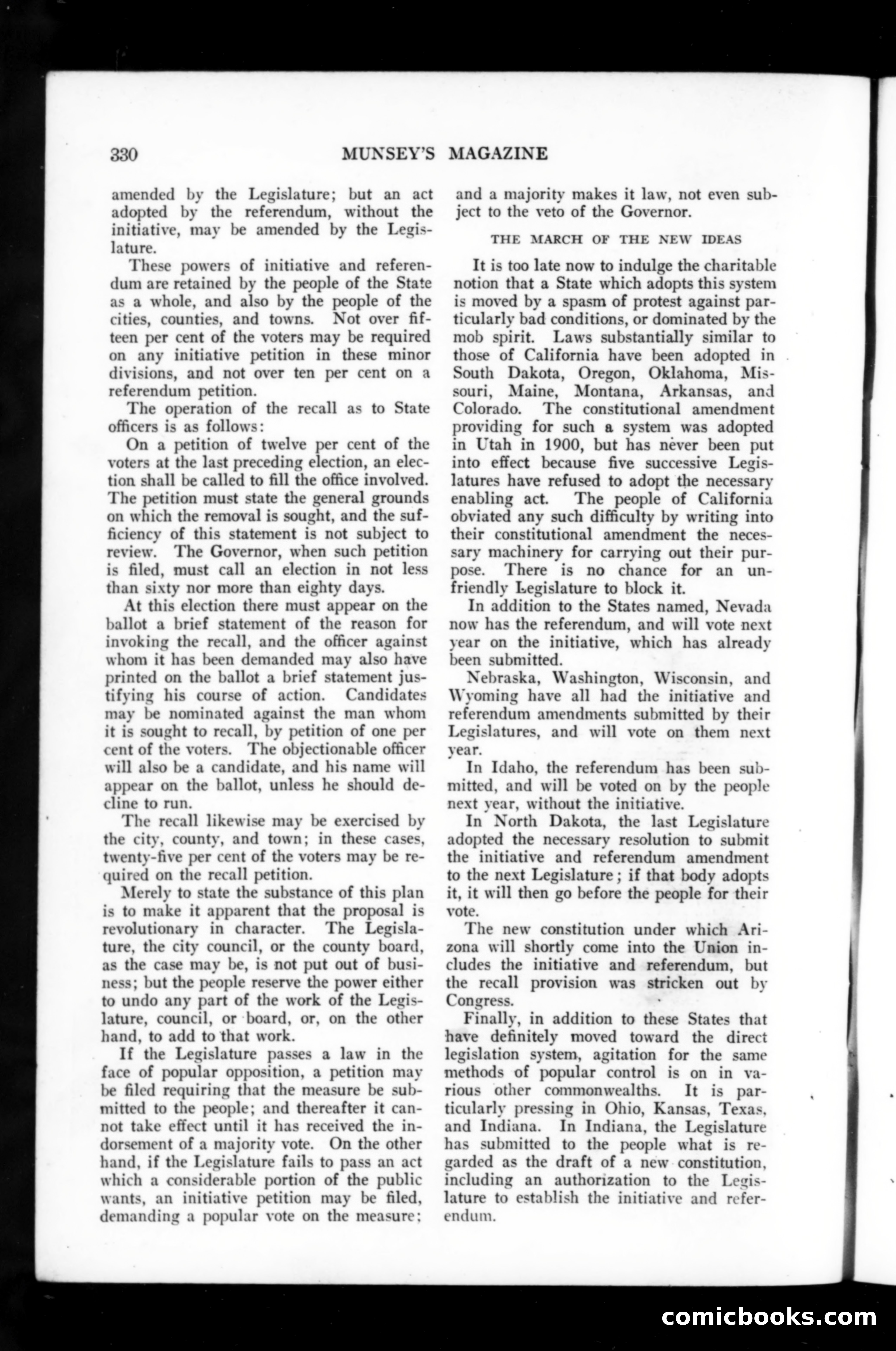 Munsey's Magazine, Vol. XLVI, No. III — page 20 of 148