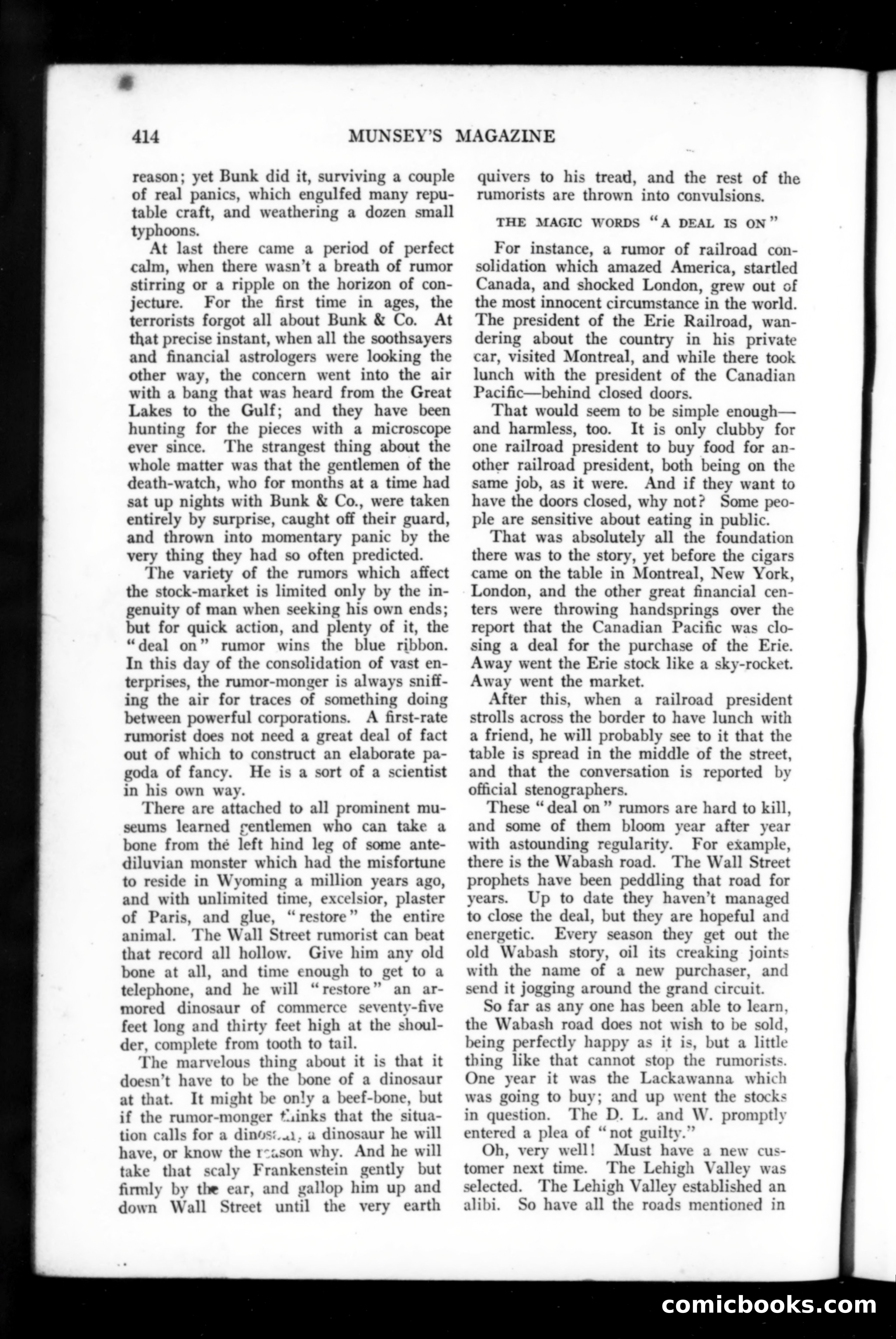 Munsey's Magazine, Vol. XLVI, No. III — page 104 of 148