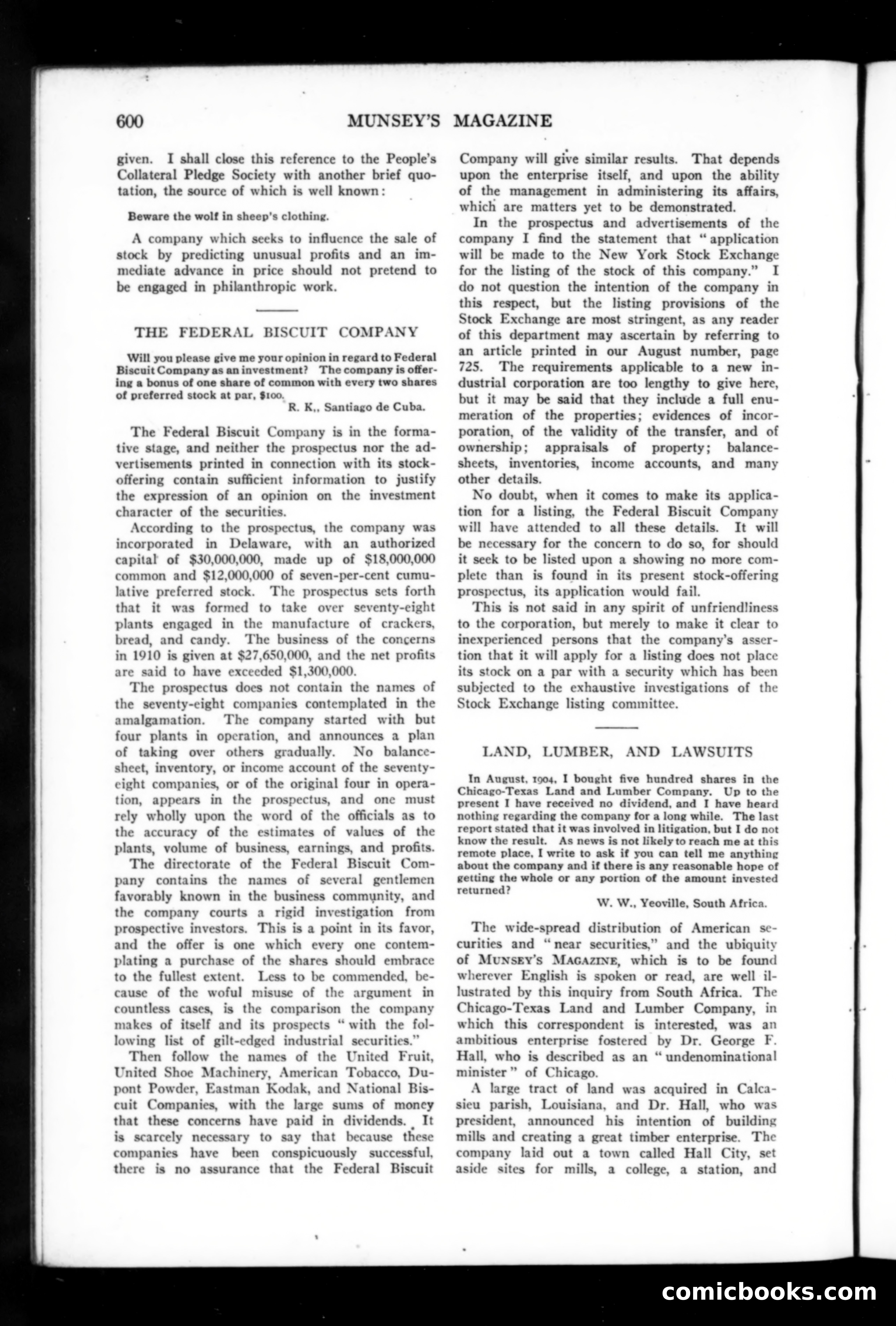Munsey's Magazine, January 1912 — page 140 of 158