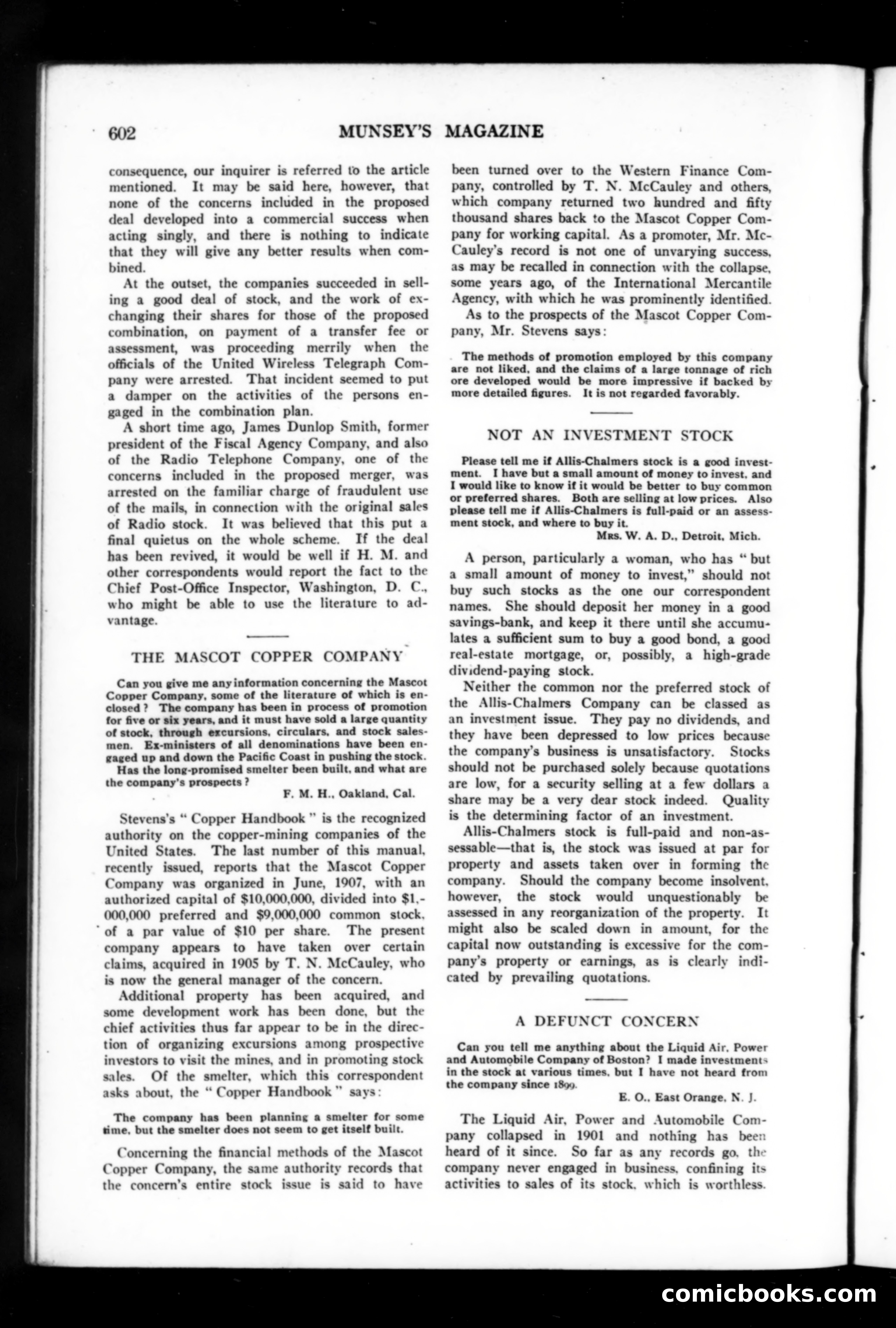 Munsey's Magazine, January 1912 — page 142 of 158