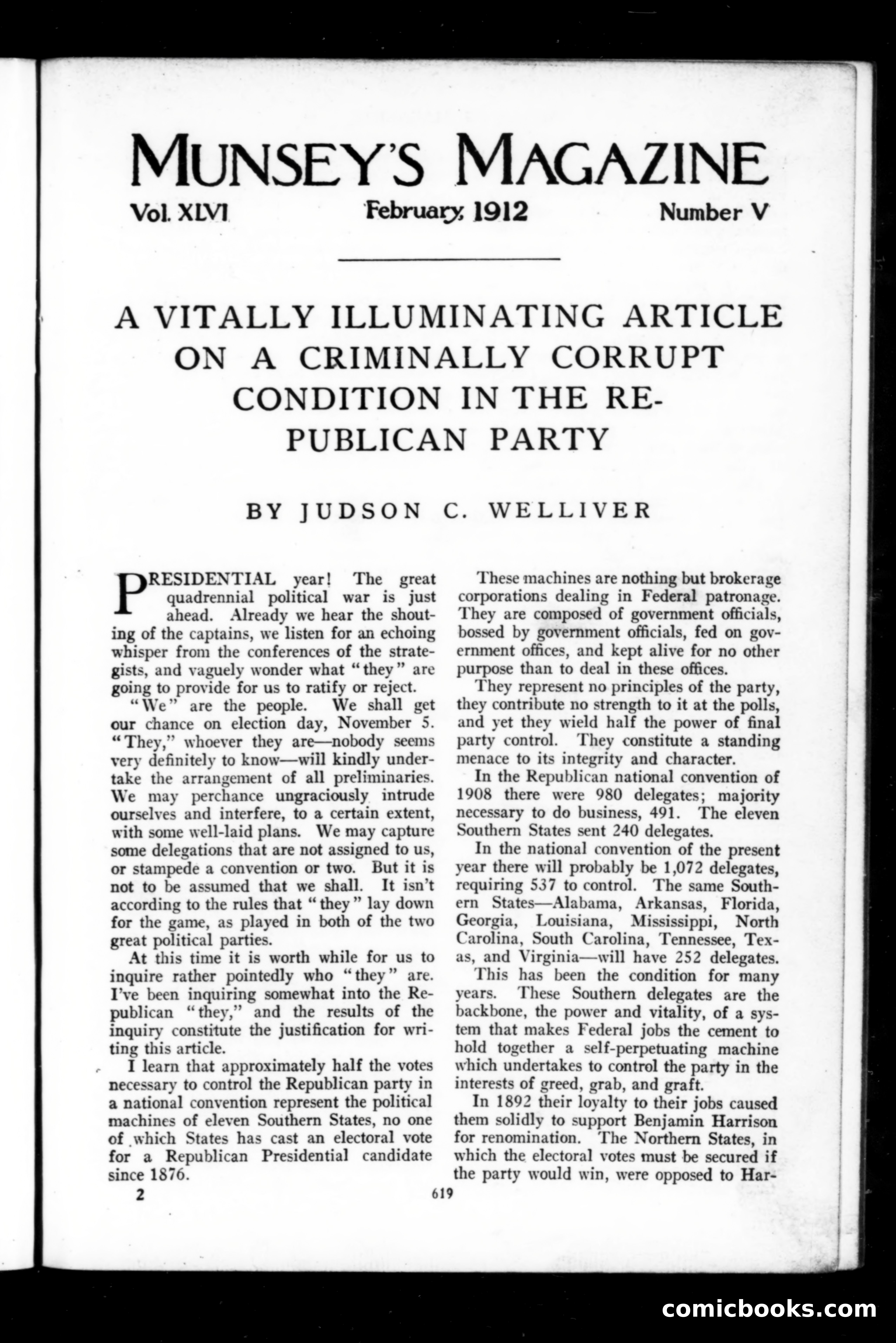 Munsey's Magazine, February 1912 — page 1 of 154
