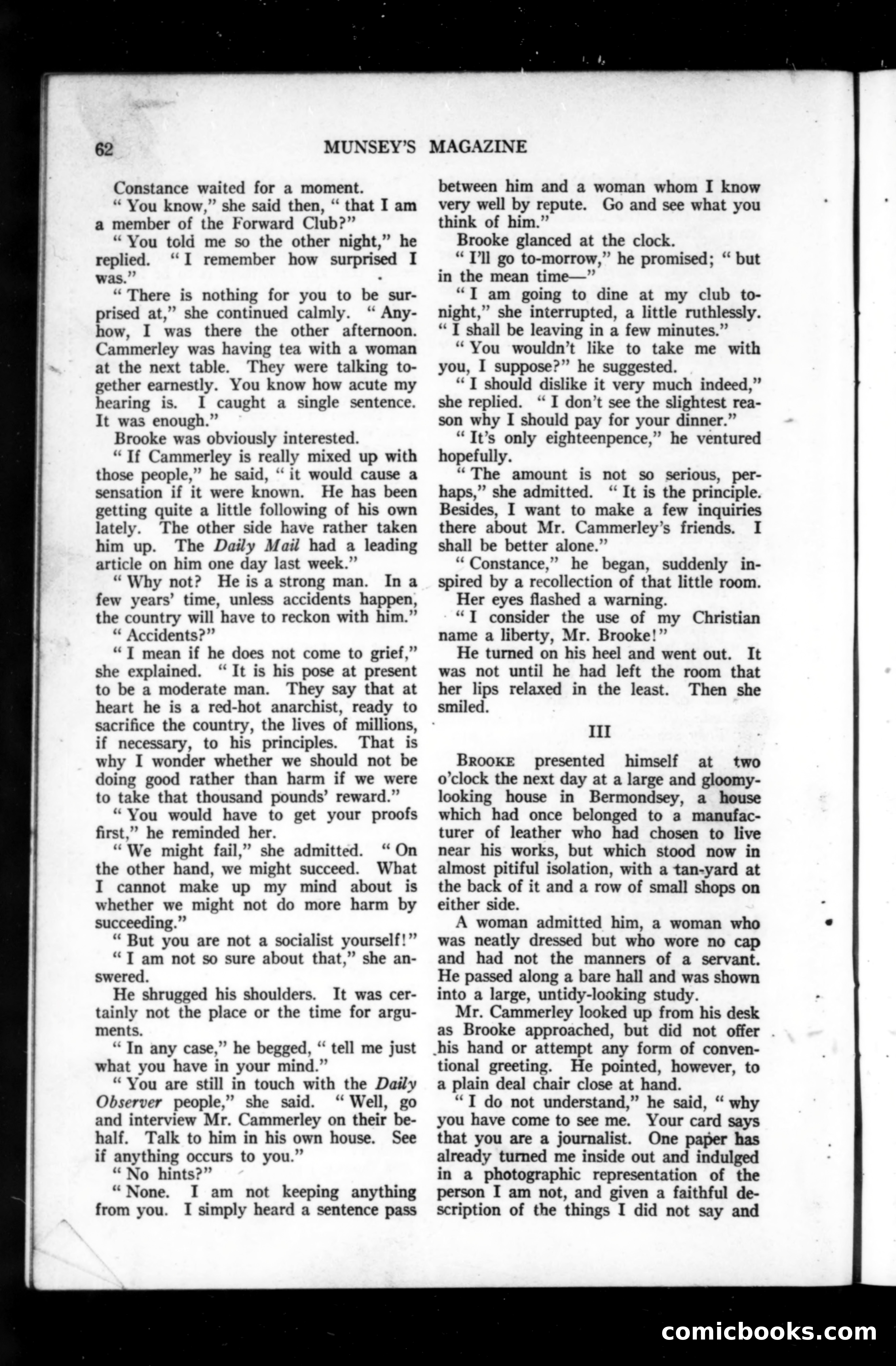 Munsey's Magazine, June 1914 — page 62 of 232