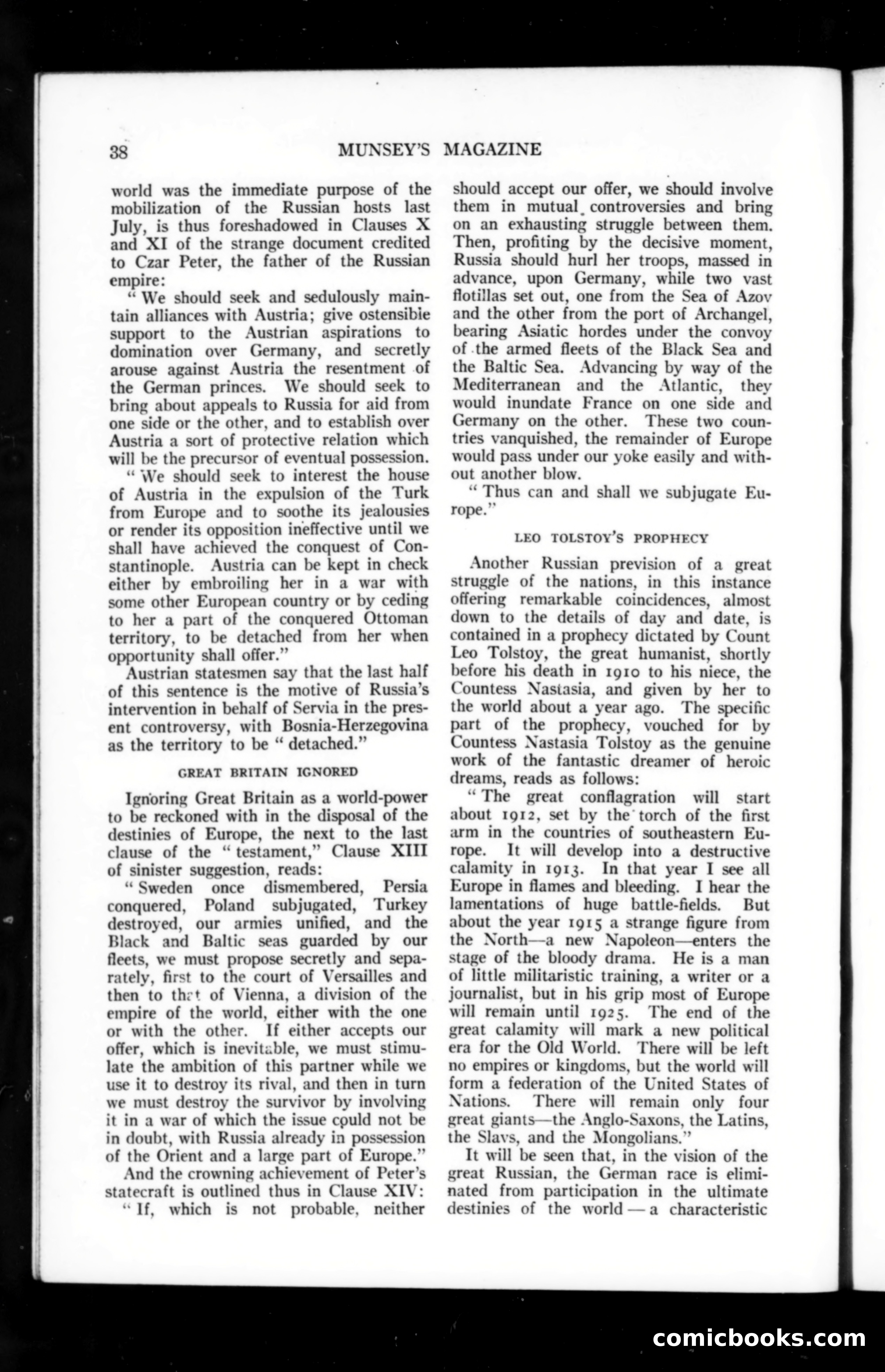 Munsey's Magazine, October 1914 — page 38 of 232