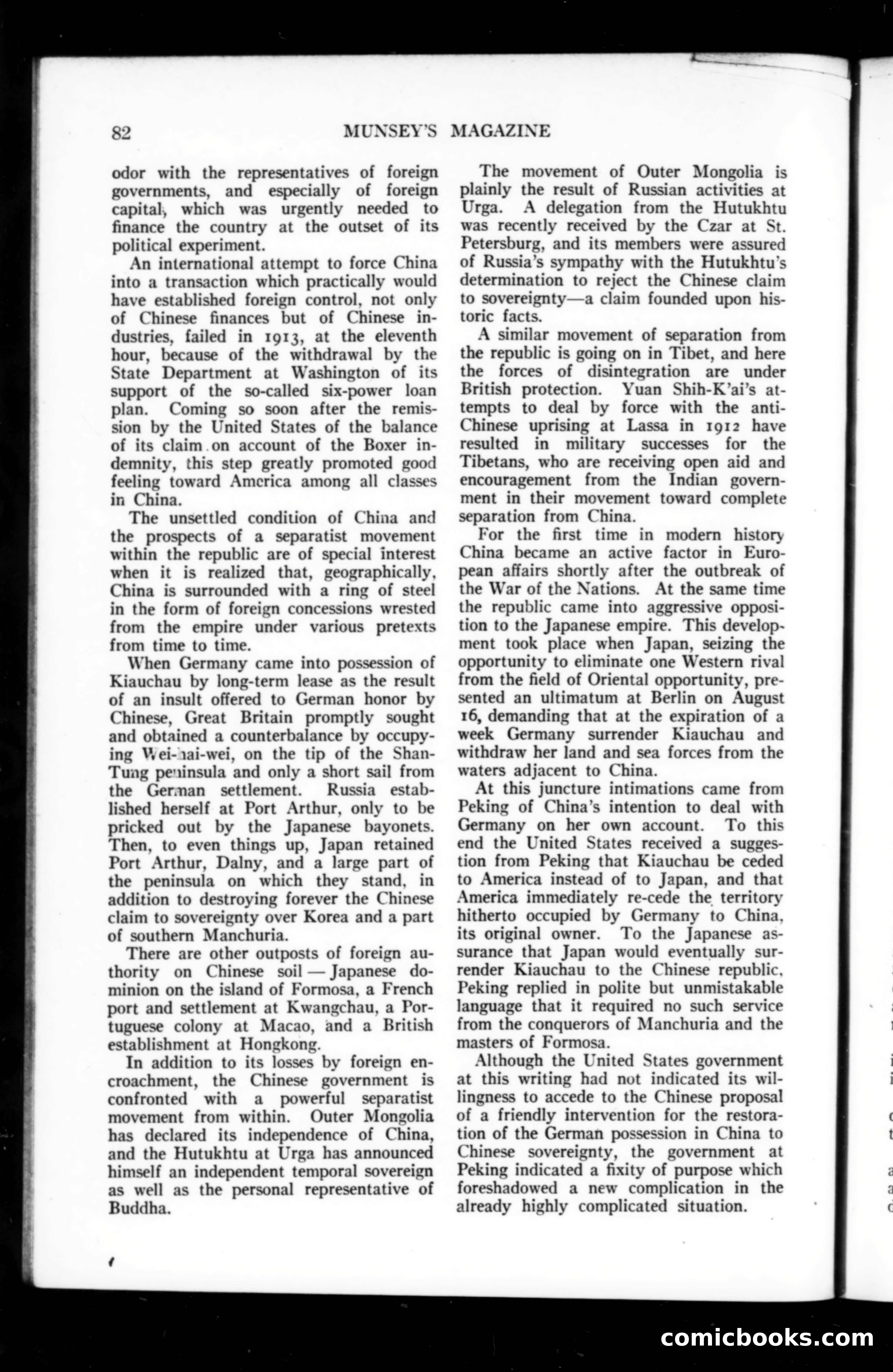 Munsey's Magazine, October 1914 — page 82 of 232