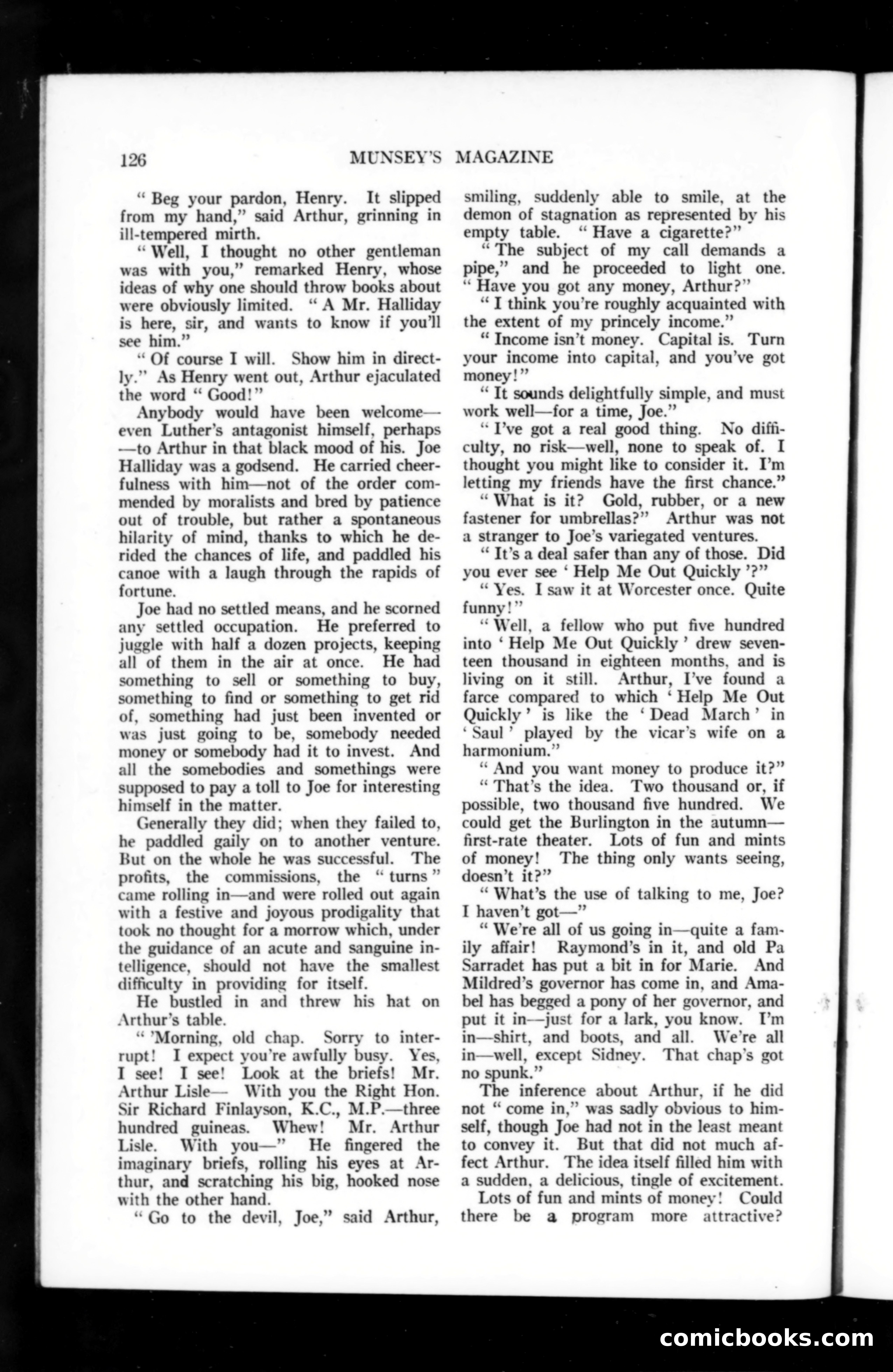 Munsey's Magazine, October 1914 — page 126 of 232