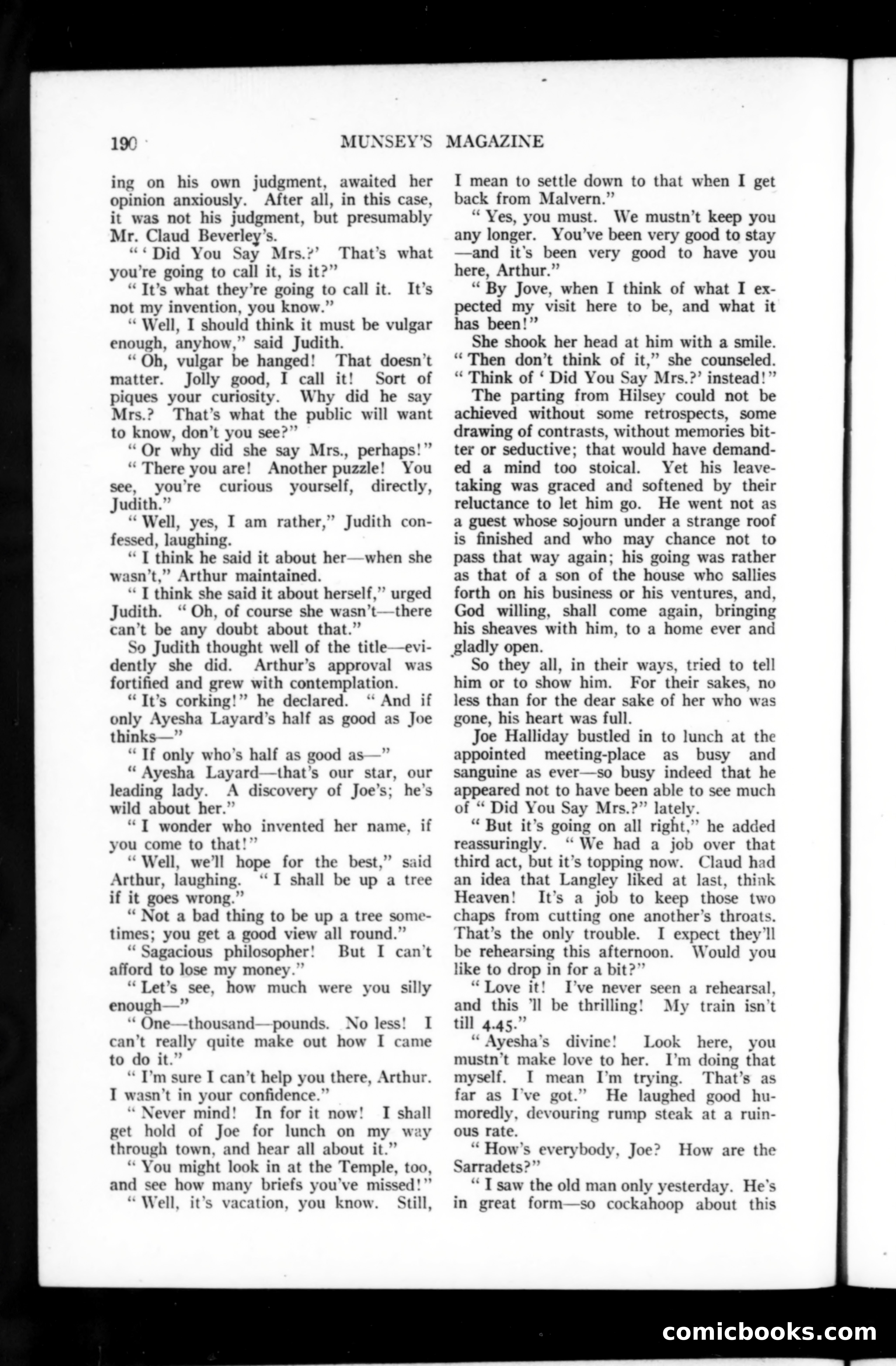 Munsey's Magazine, October 1914 — page 190 of 232