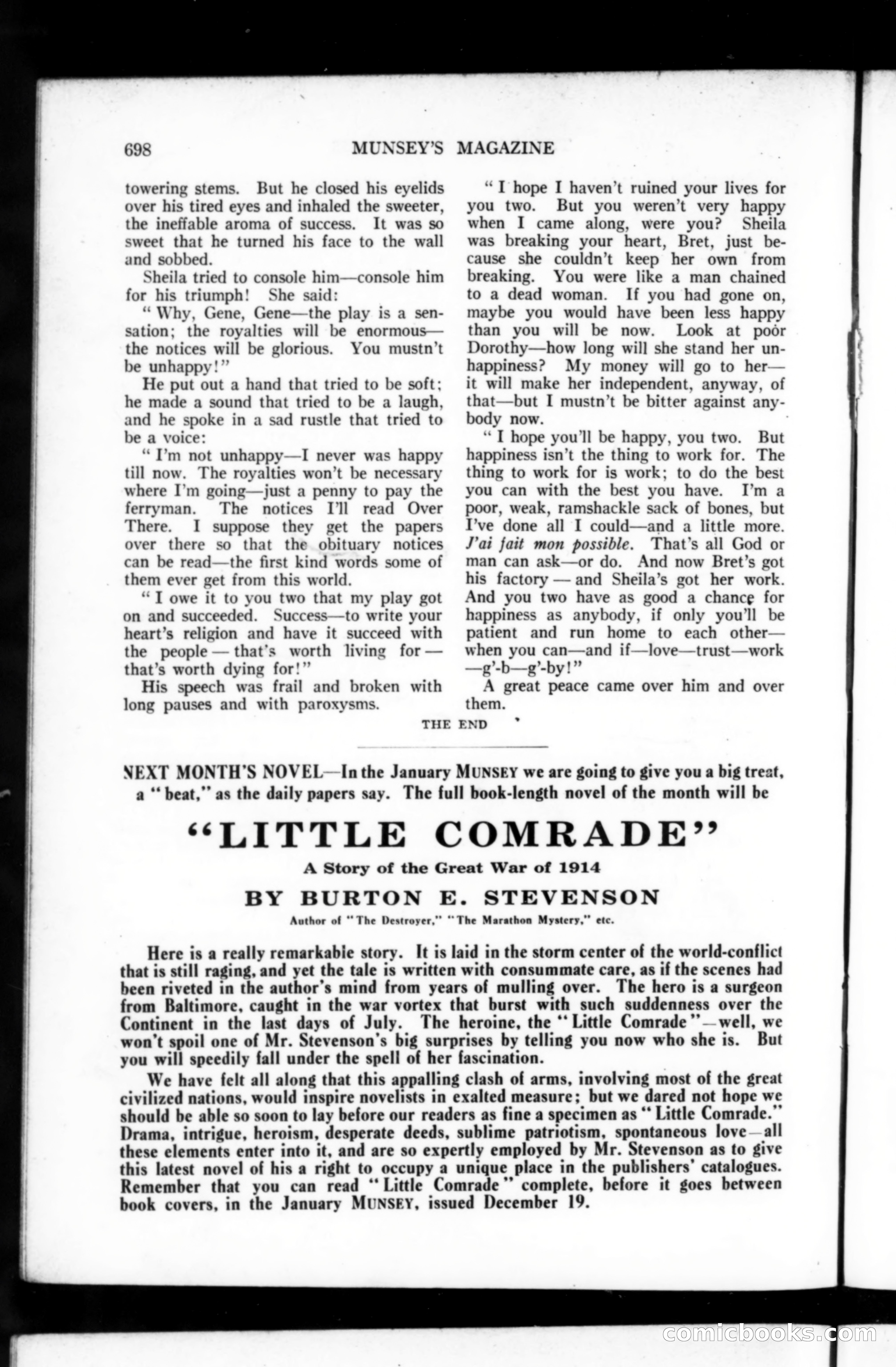 Munsey's Magazine, December 1914 — page 232 of 232