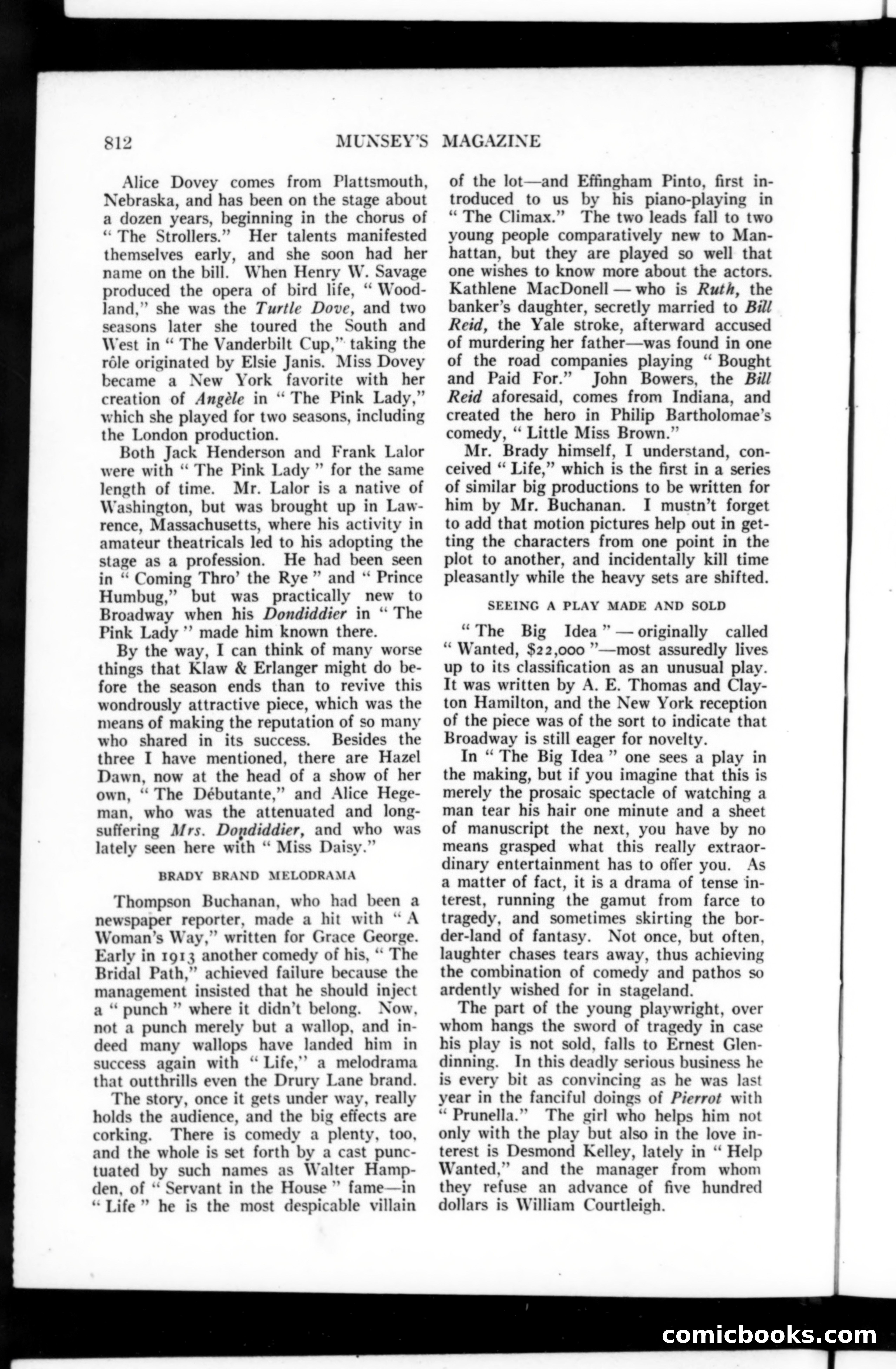 Munsey's Magazine, Vol. 53, No. 4 — page 114 of 209