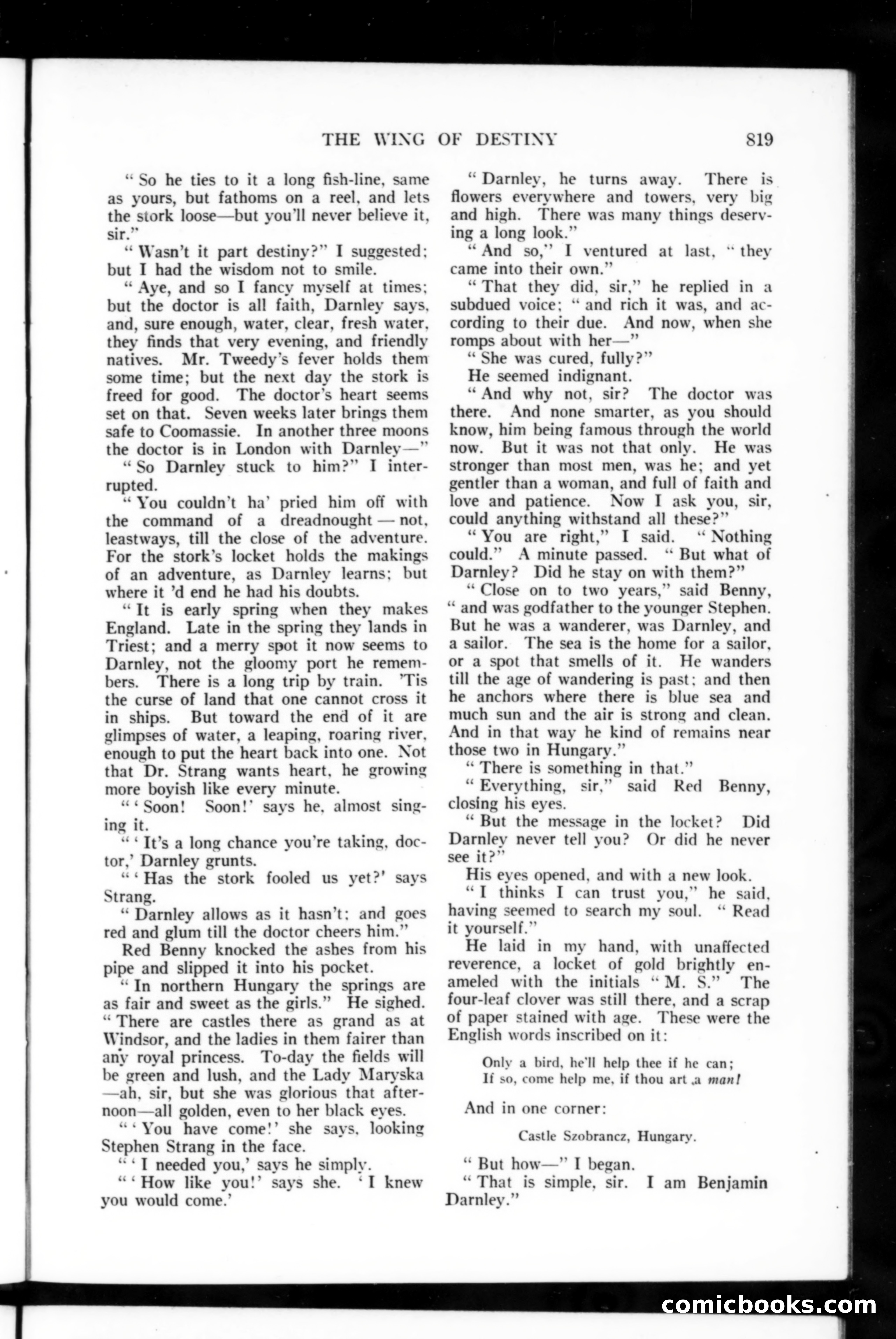 Munsey's Magazine, Vol. 53, No. 4 — page 121 of 209
