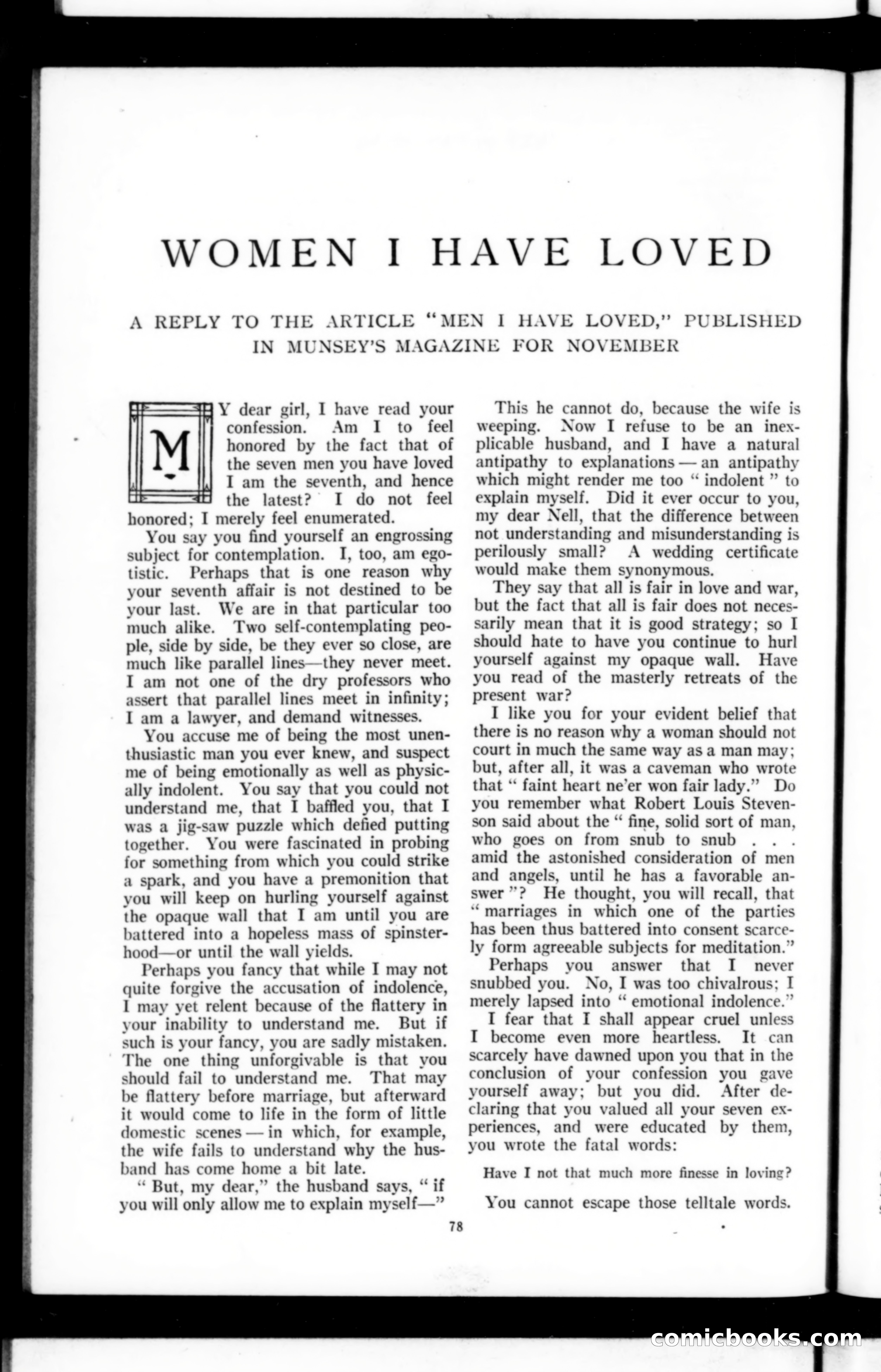 Munsey's Magazine, February 1915 — page 78 of 240