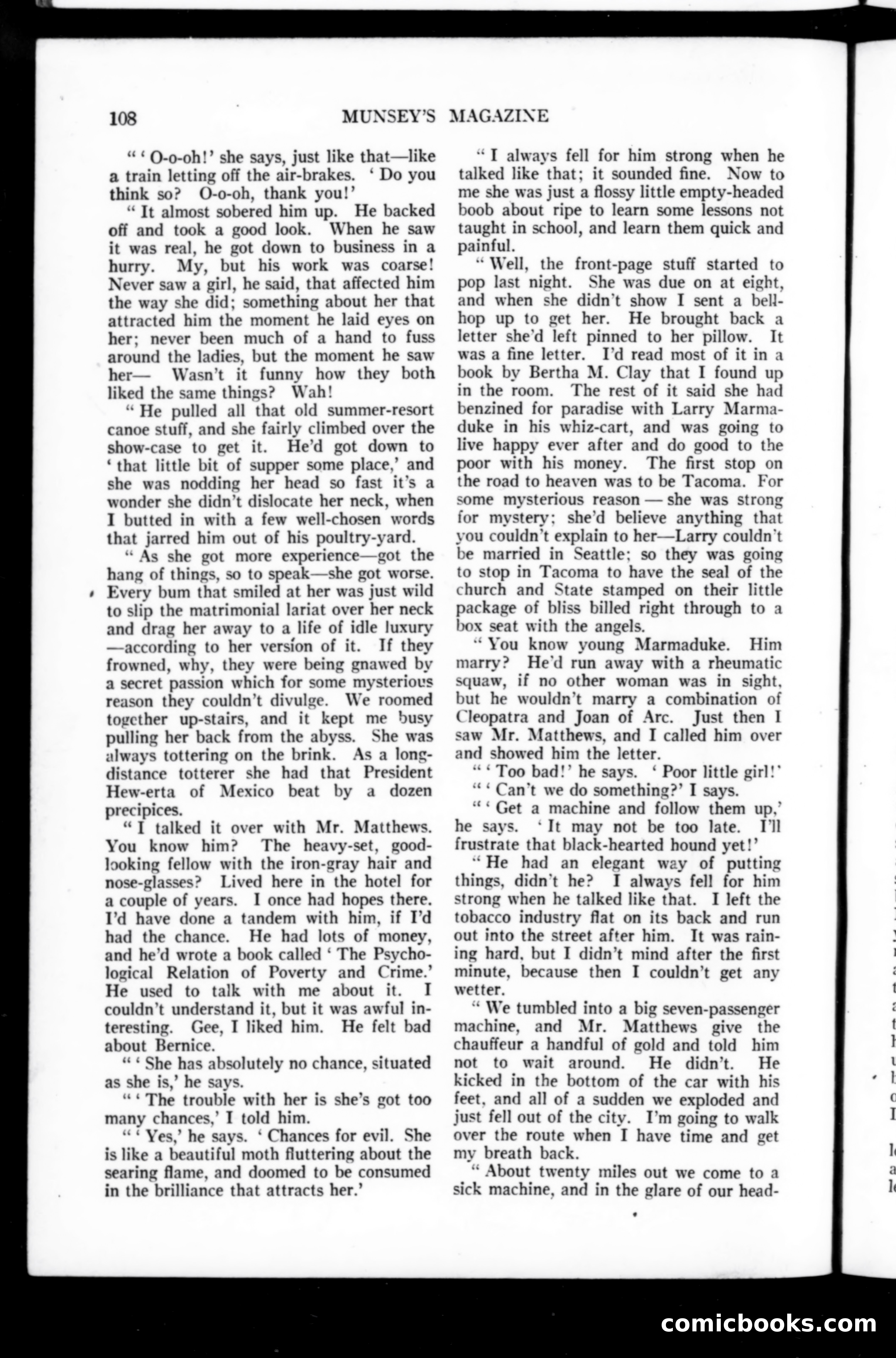 Munsey's Magazine, February 1915 — page 108 of 240
