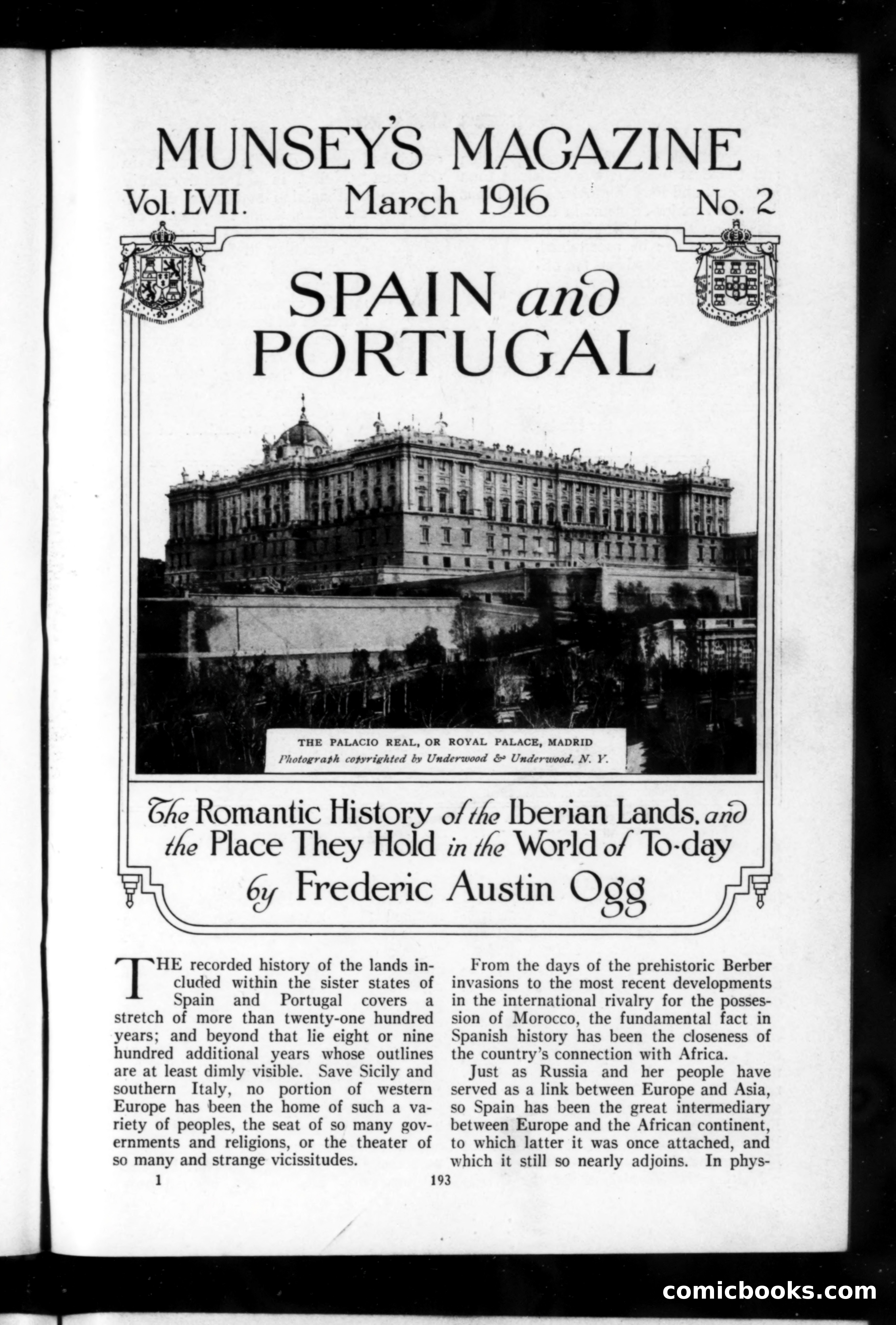 Munsey's Magazine, March 1916 — page 1 of 192