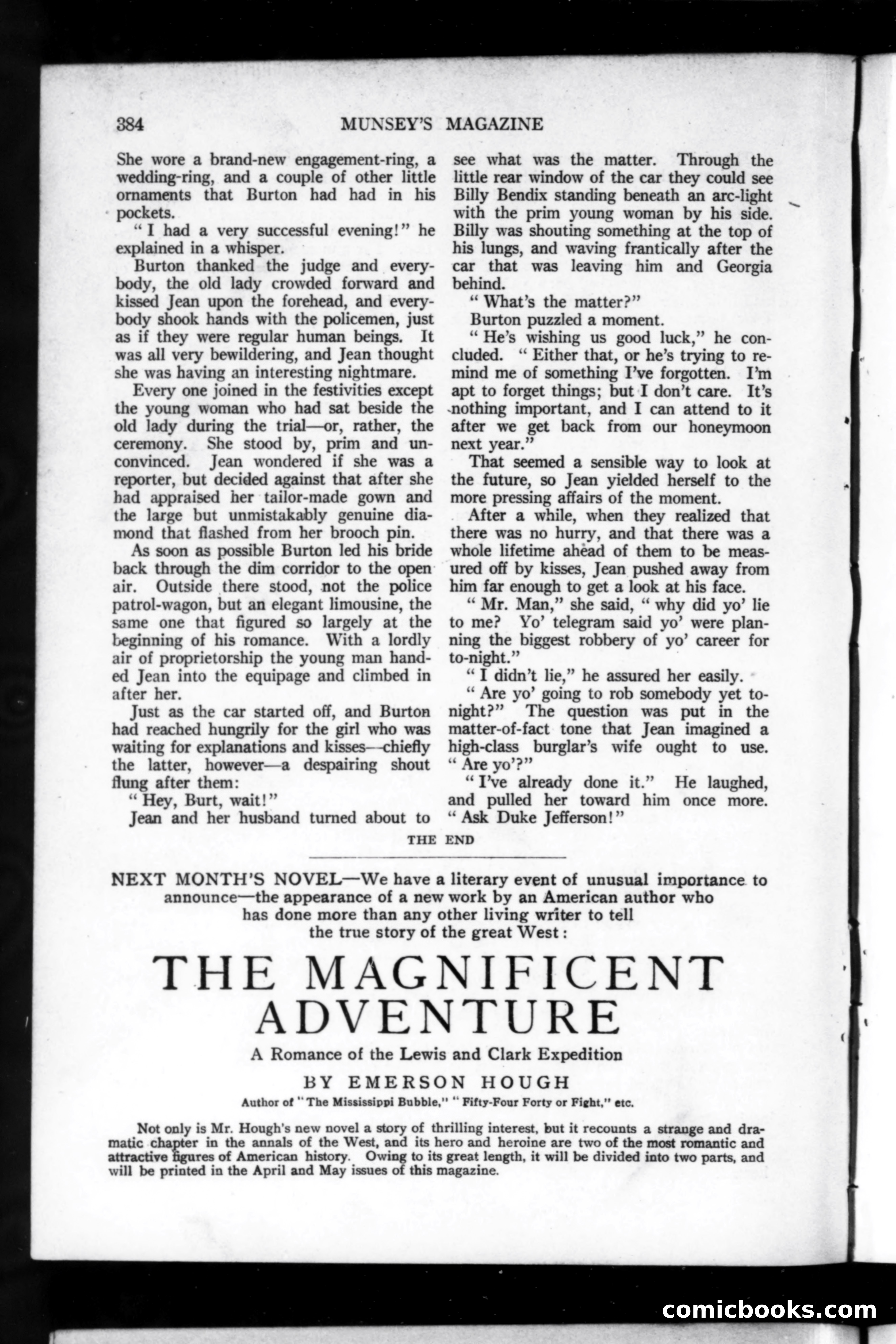 Munsey's Magazine, March 1916 — page 192 of 192