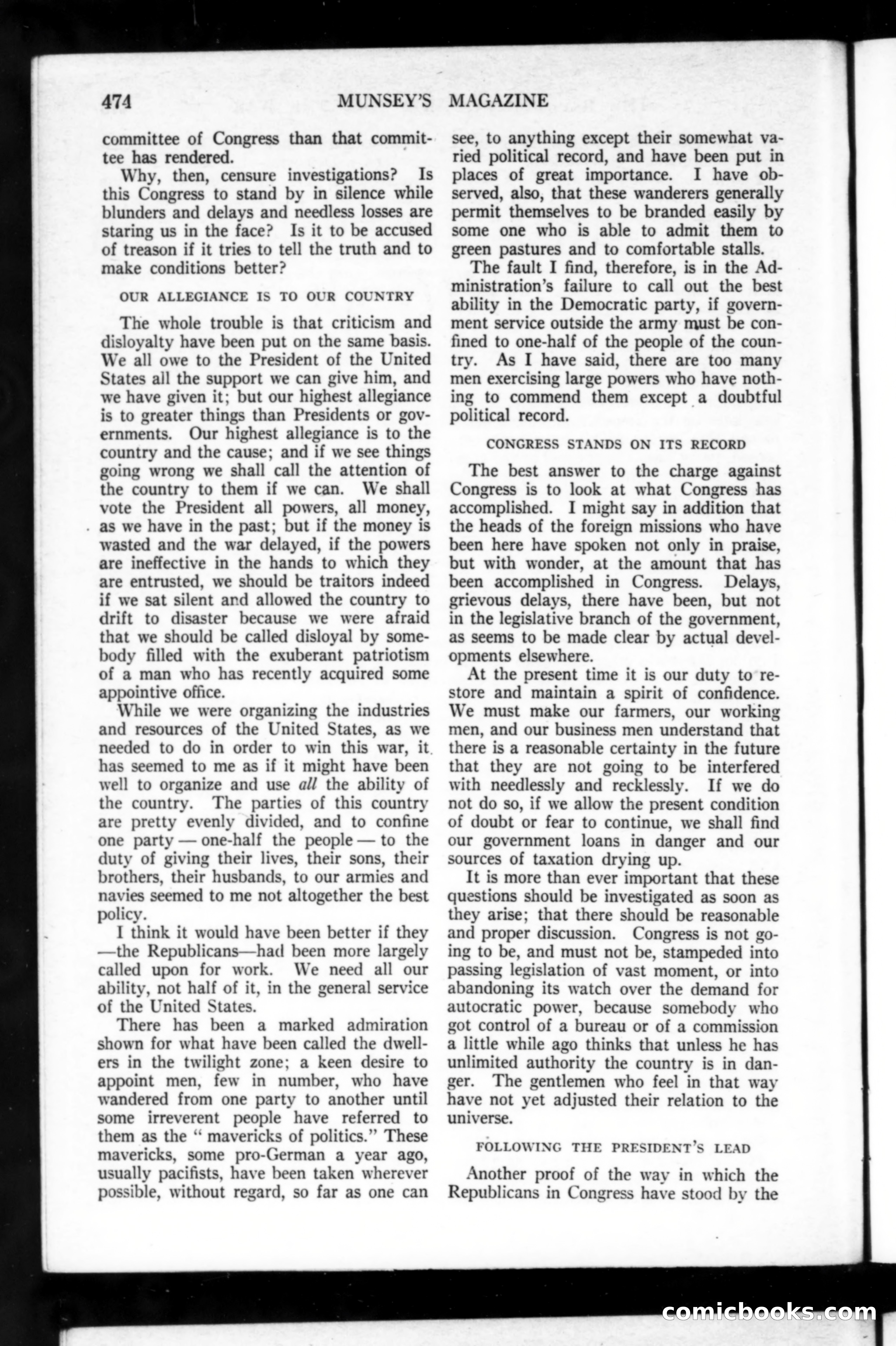 Munsey's Magazine, April 1918 — page 18 of 264