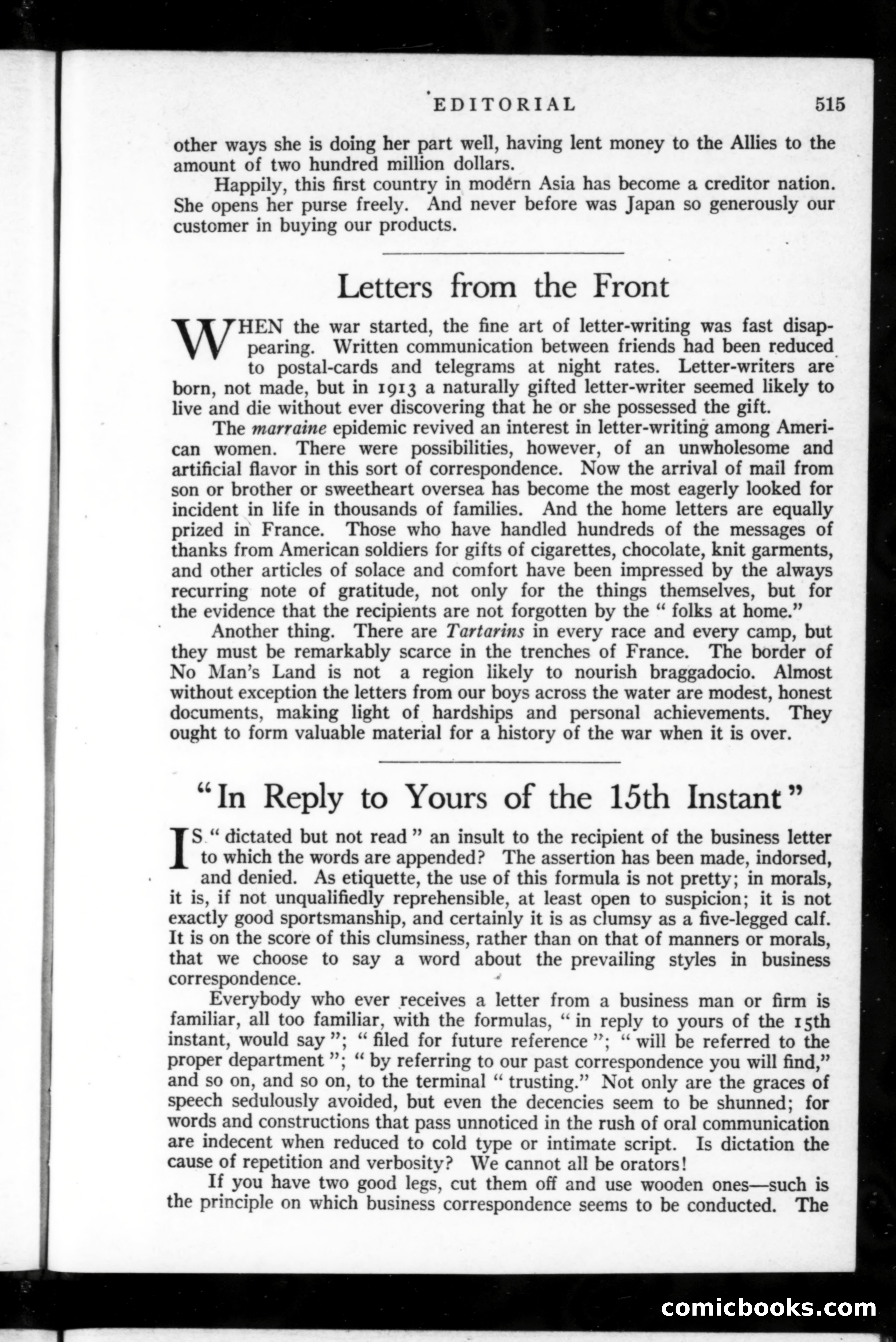 Munsey's Magazine, April 1918 — page 59 of 264
