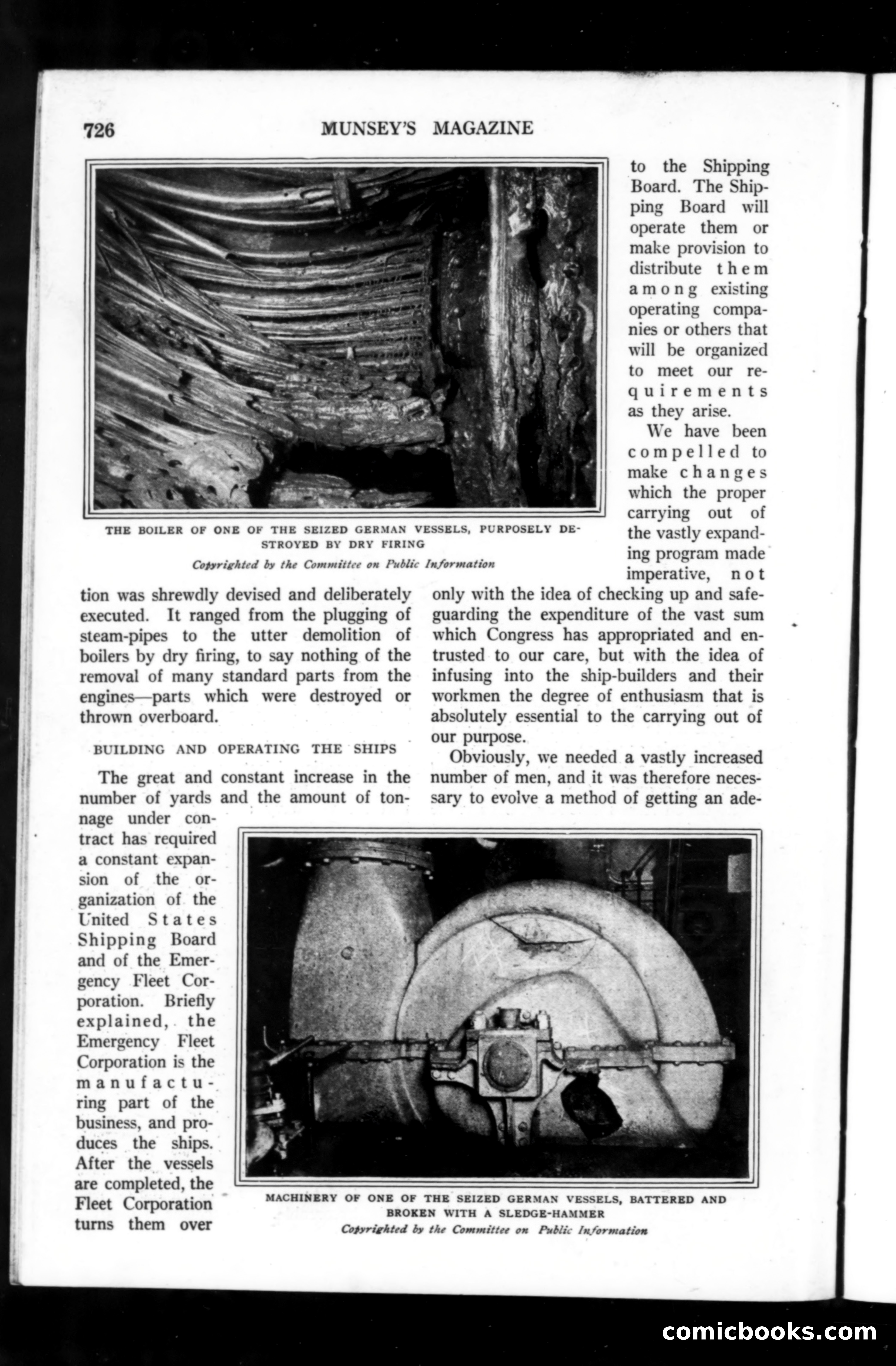 Munsey's Magazine, May 1918 — page 6 of 249