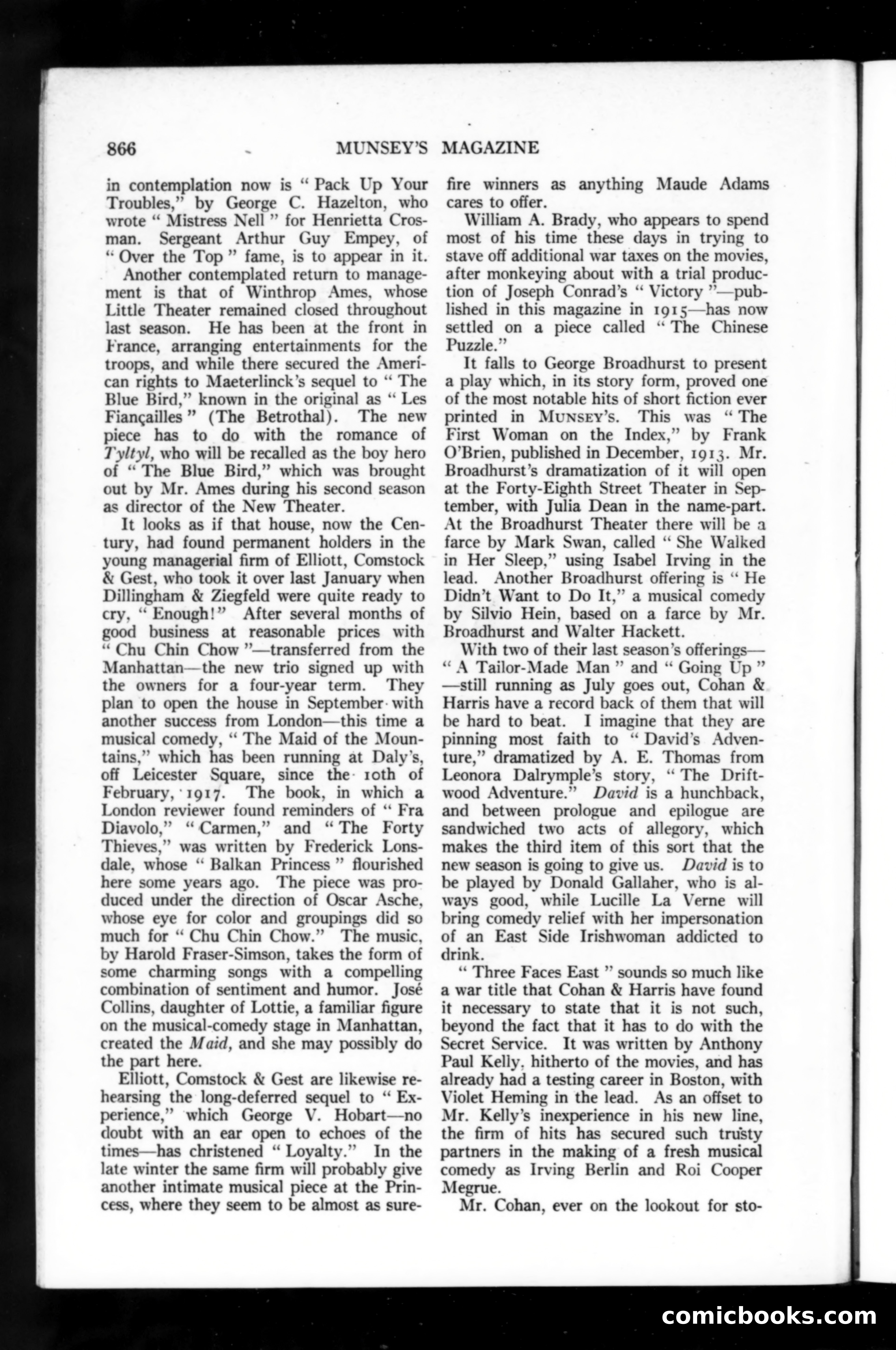 Munsey's Magazine, September 1918 — page 170 of 201