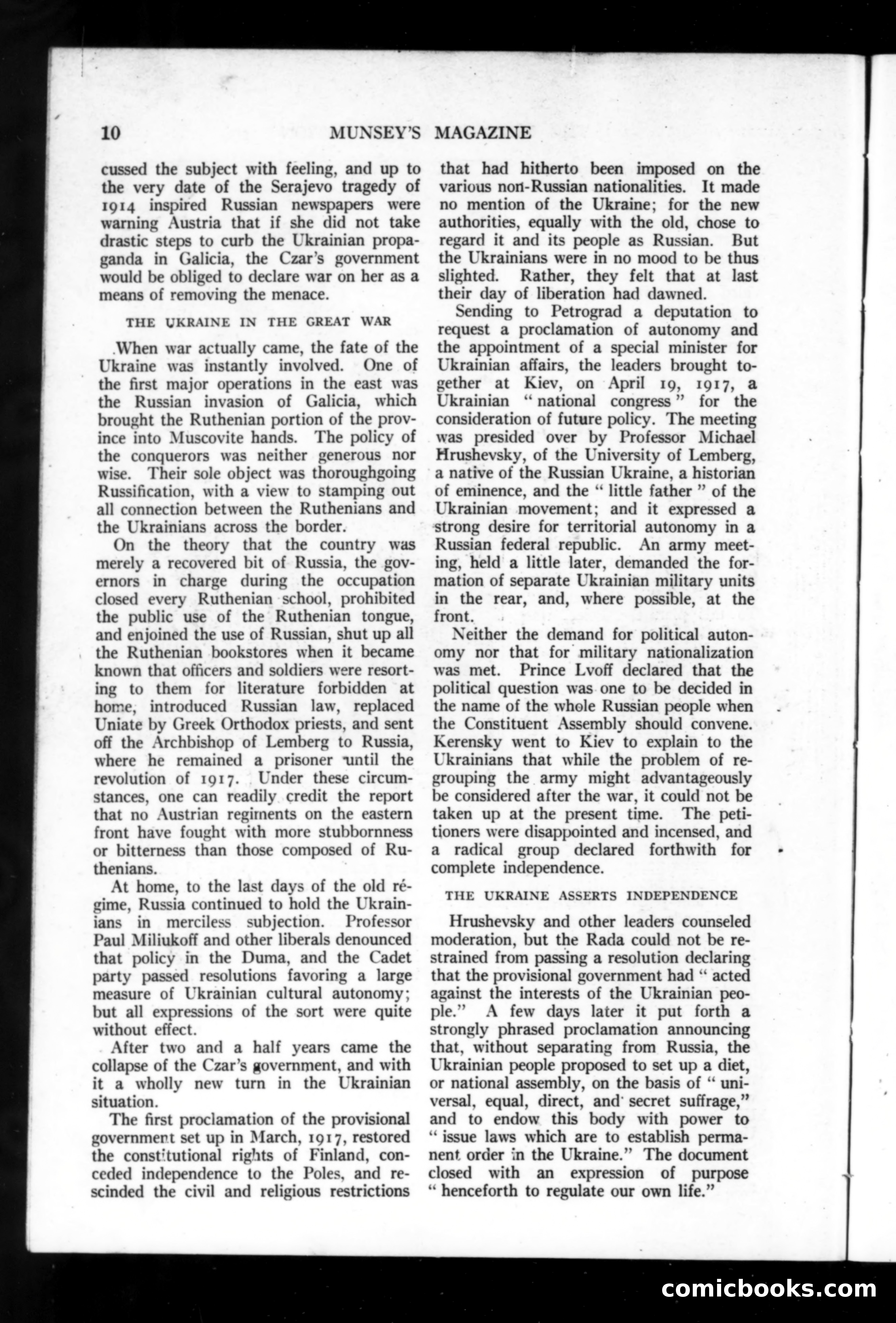 Munsey's Magazine, October 1918 — page 10 of 200