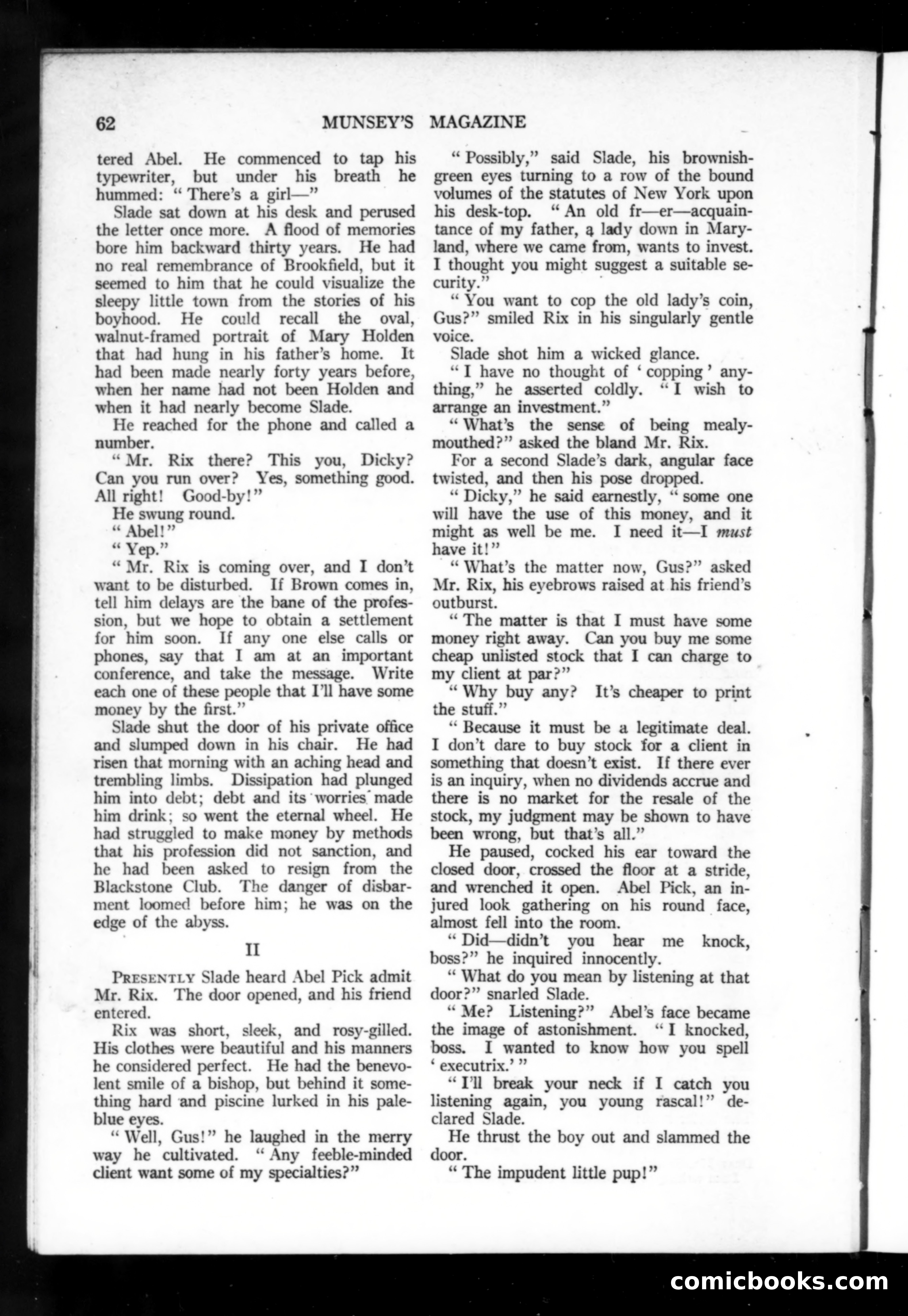 Munsey's Magazine, October 1918 — page 62 of 200