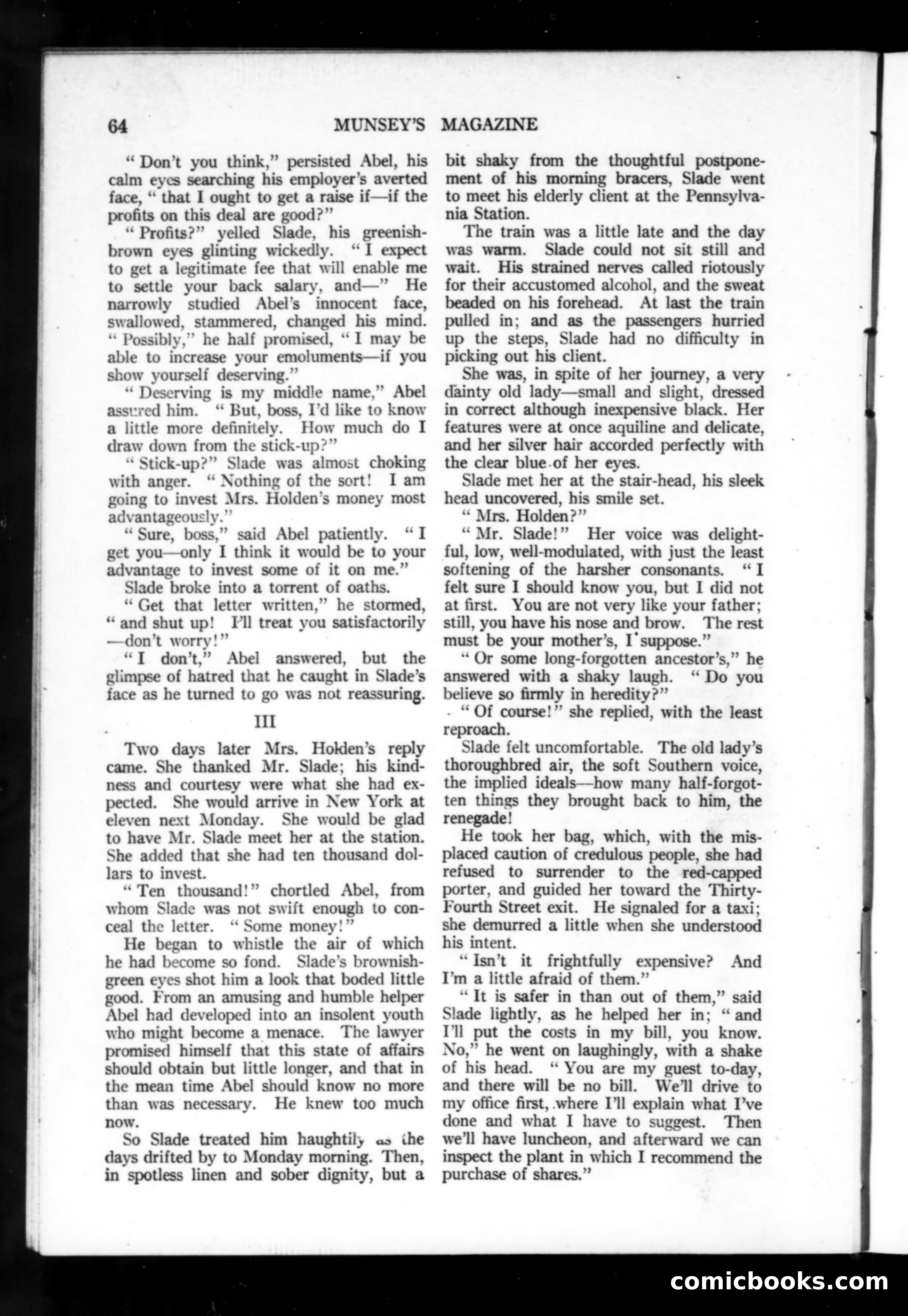 Munsey's Magazine, October 1918 — page 64 of 200