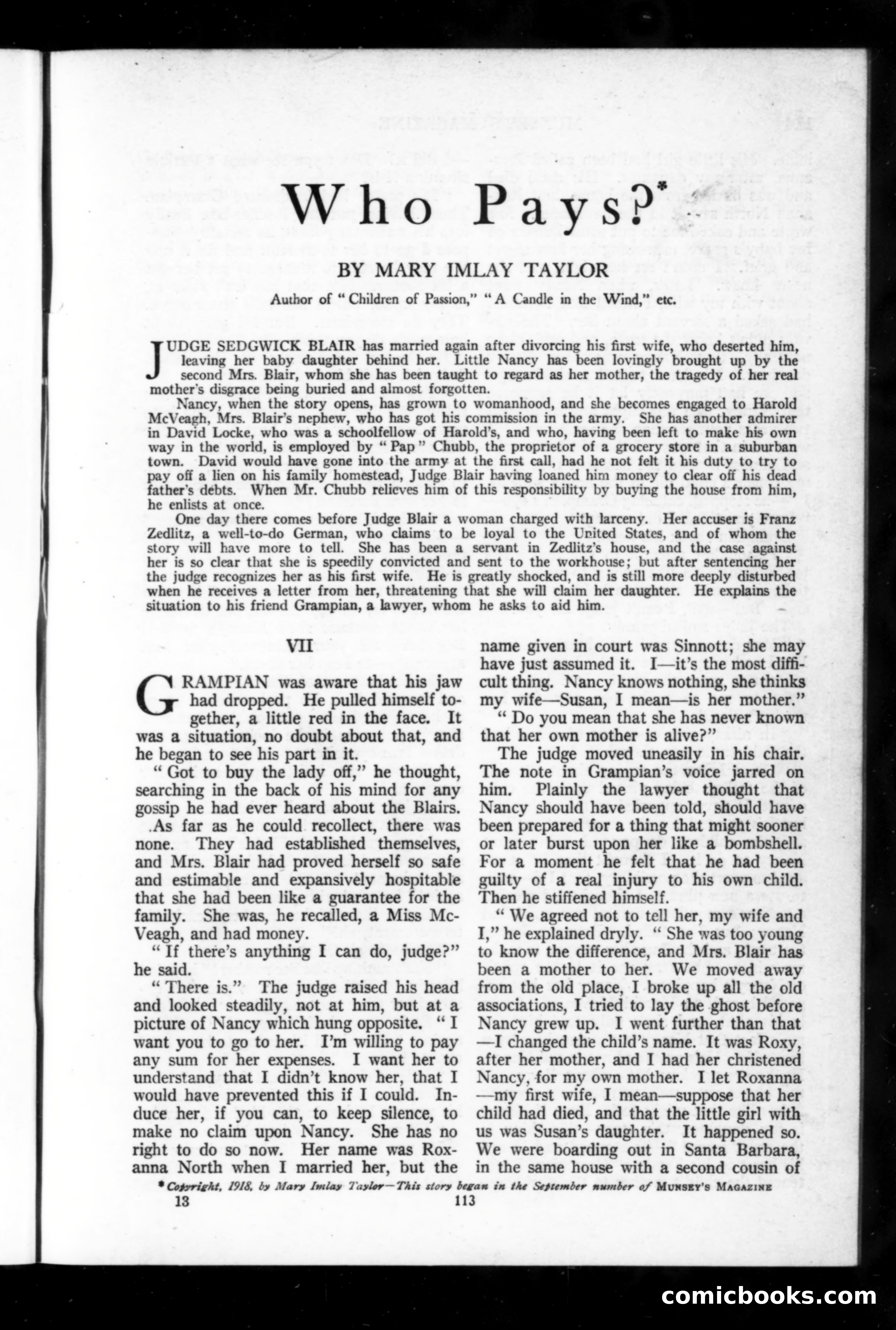 Munsey's Magazine, October 1918 — page 113 of 200