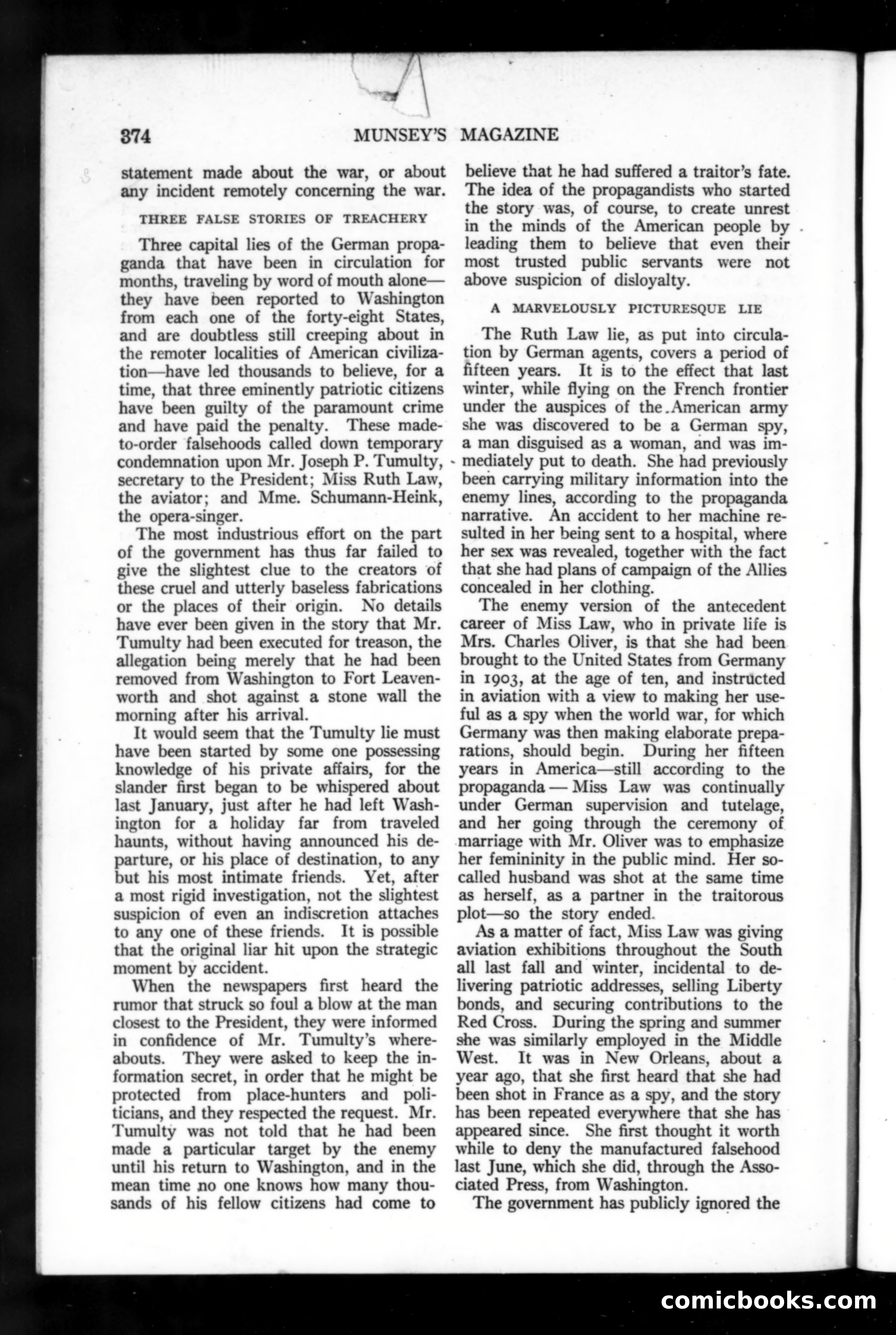 Munsey's Magazine, November 1918 — page 174 of 200