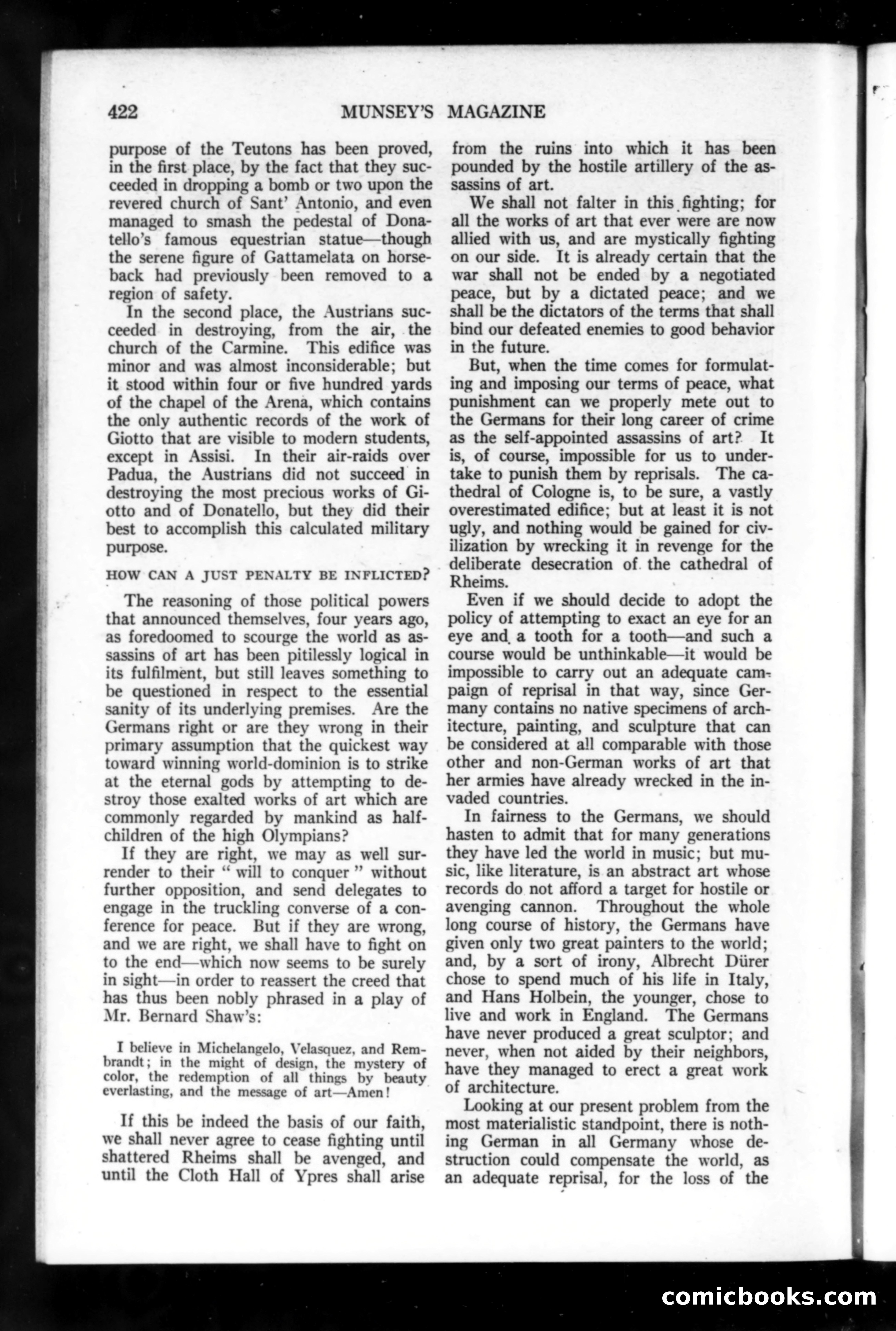 Munsey's Magazine, December 1918 — page 22 of 200