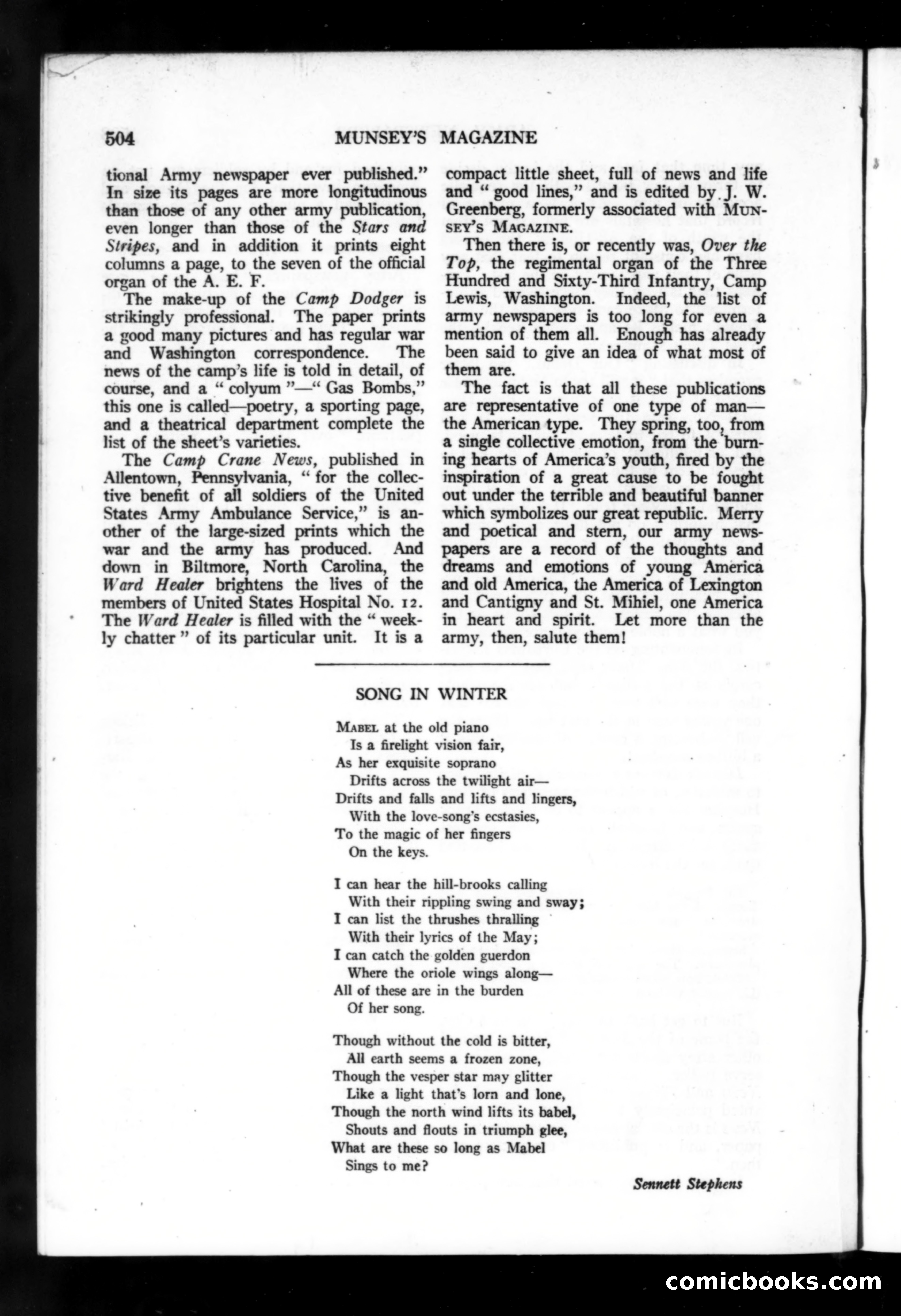 Munsey's Magazine, December 1918 — page 104 of 200