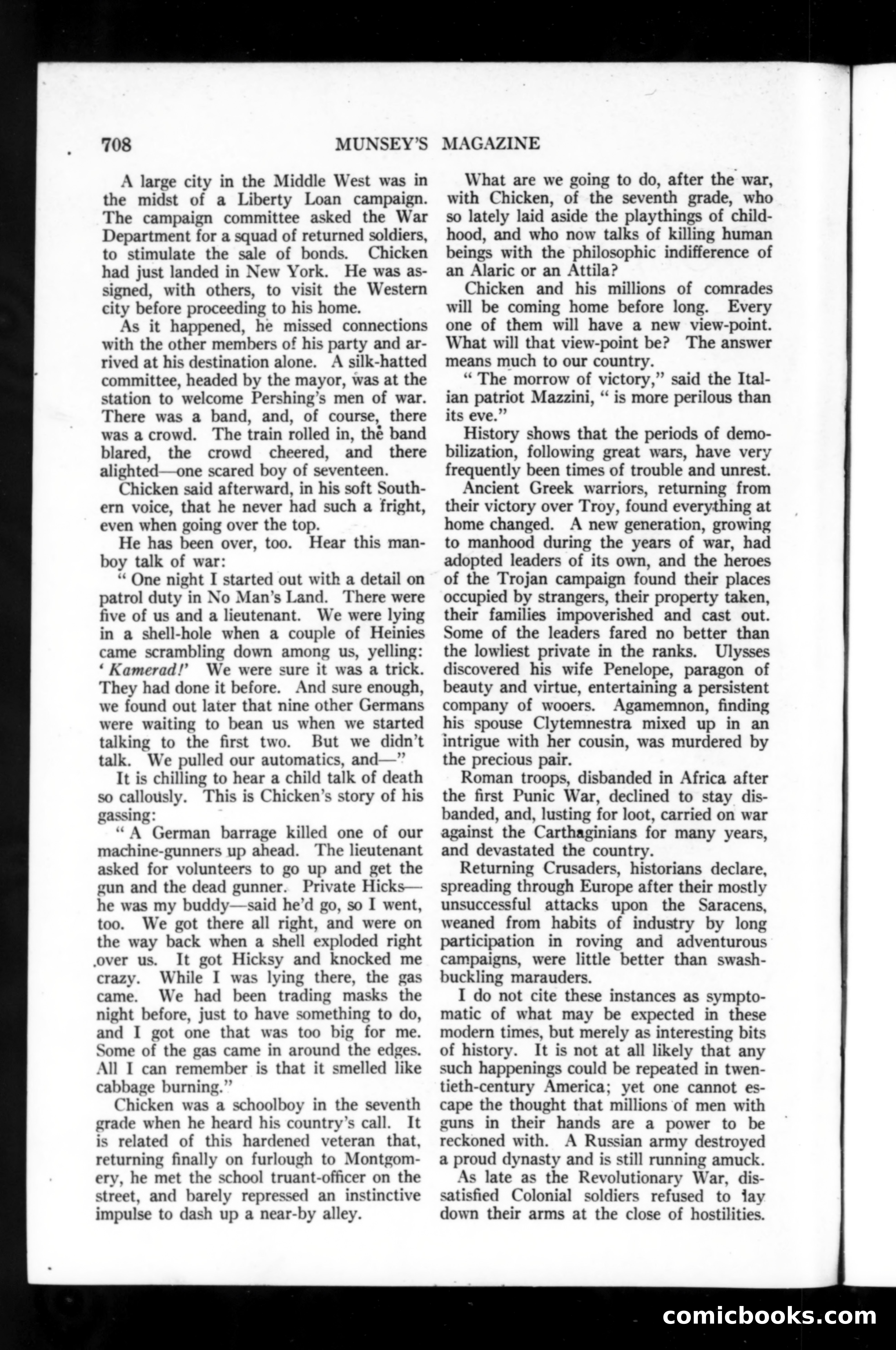 Munsey's Magazine, January 1919 — page 116 of 207