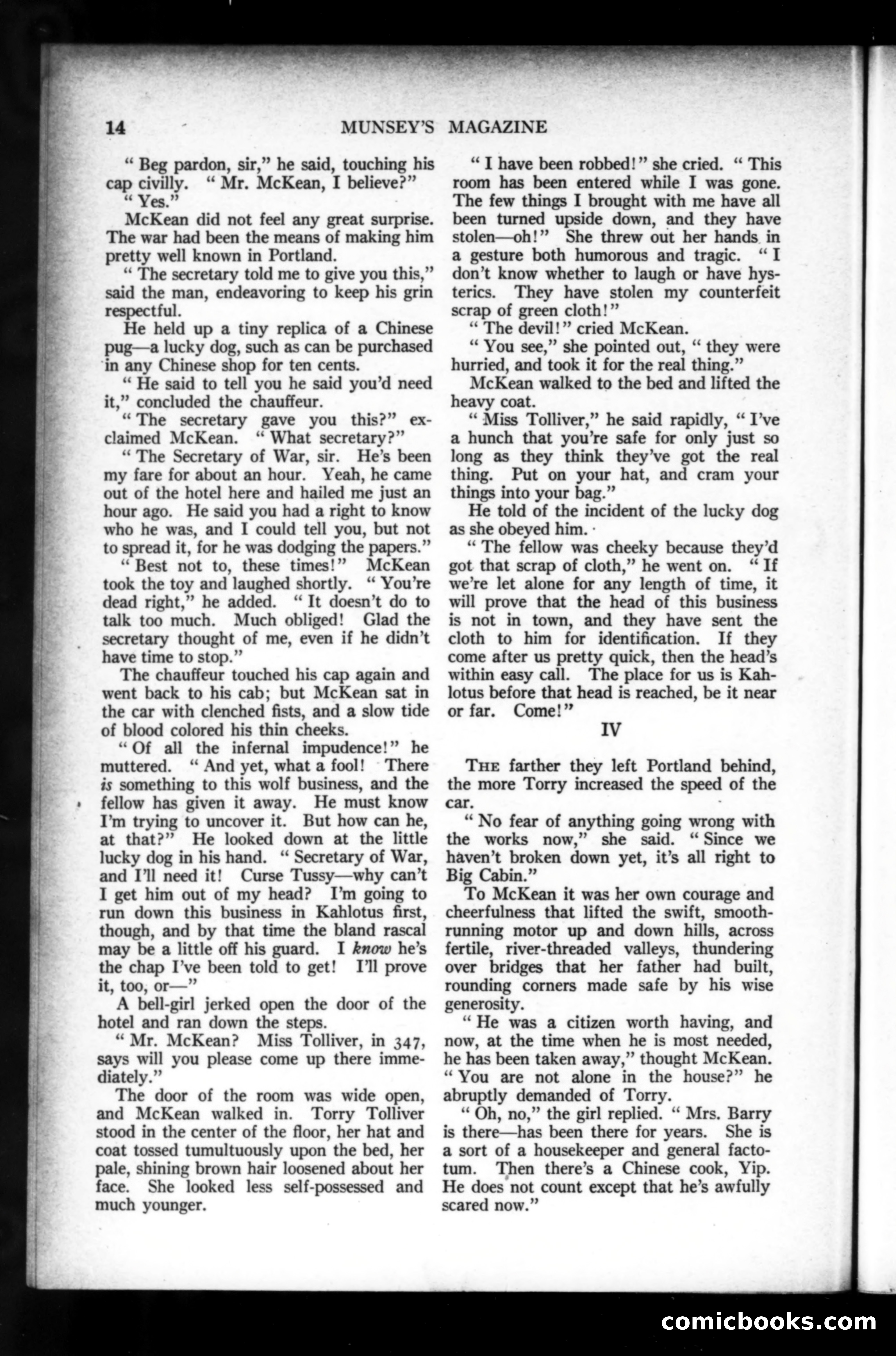 Munsey's Magazine, February 1919 — page 14 of 196