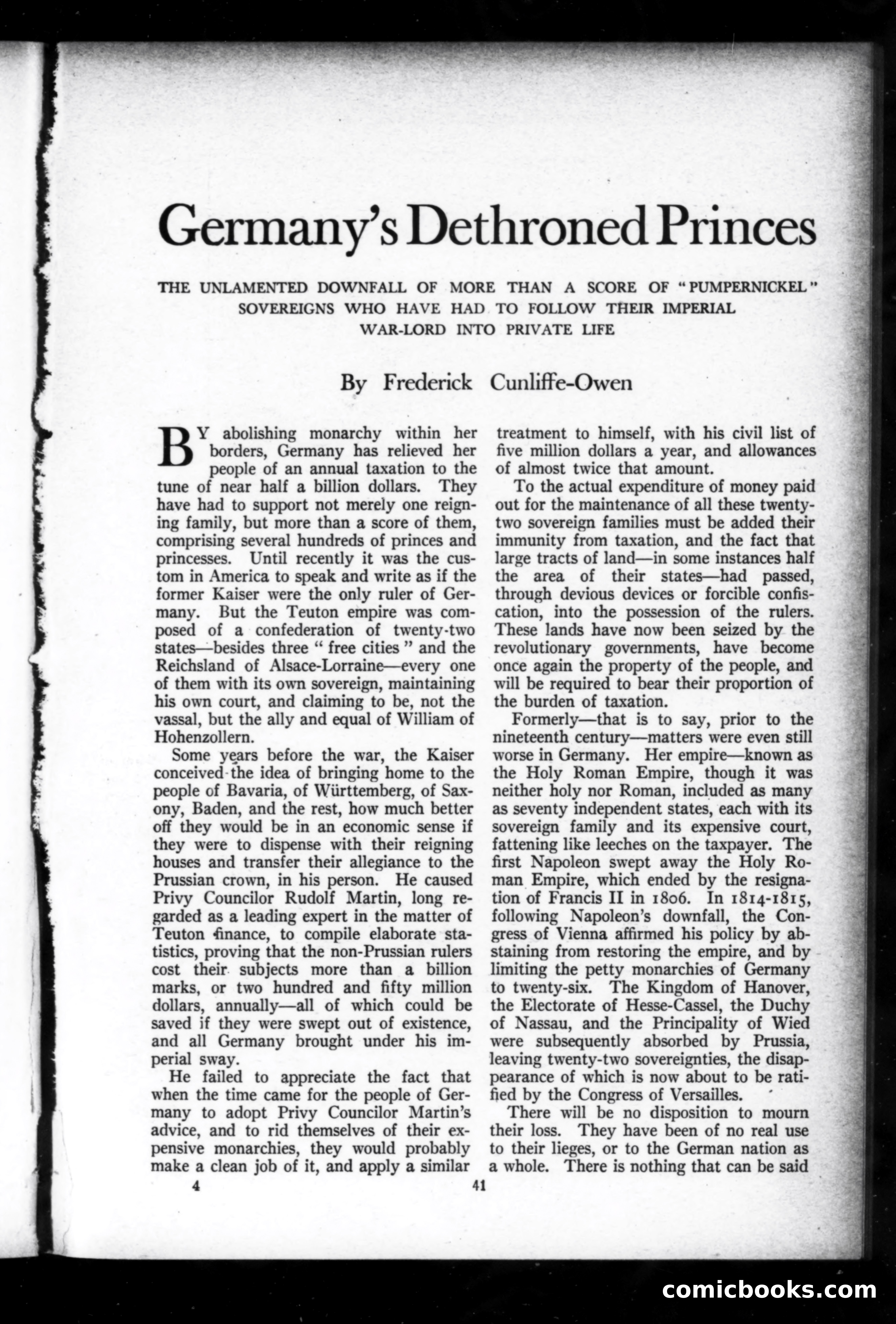 Munsey's Magazine, February 1919 — page 41 of 196