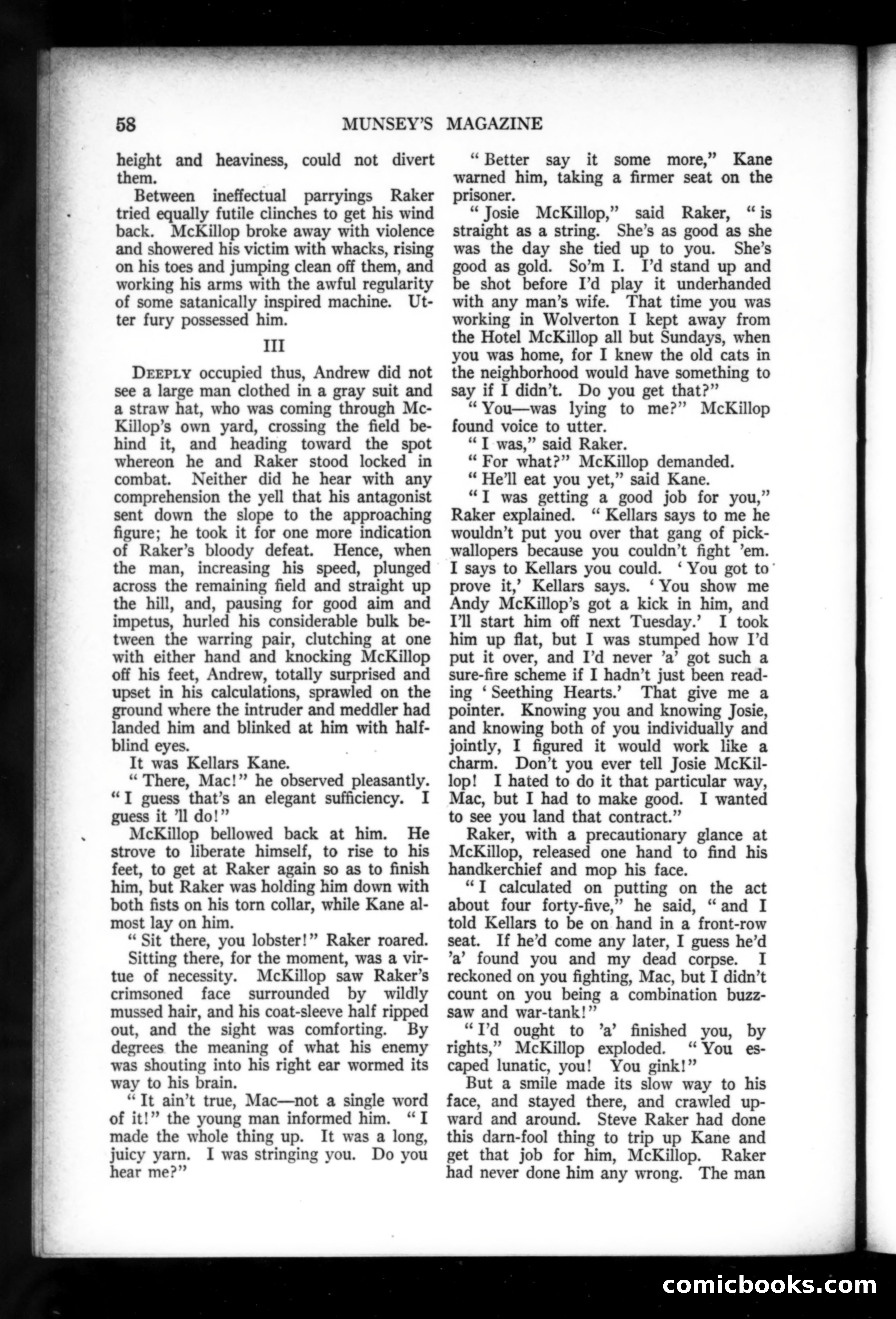Munsey's Magazine, February 1919 — page 58 of 196