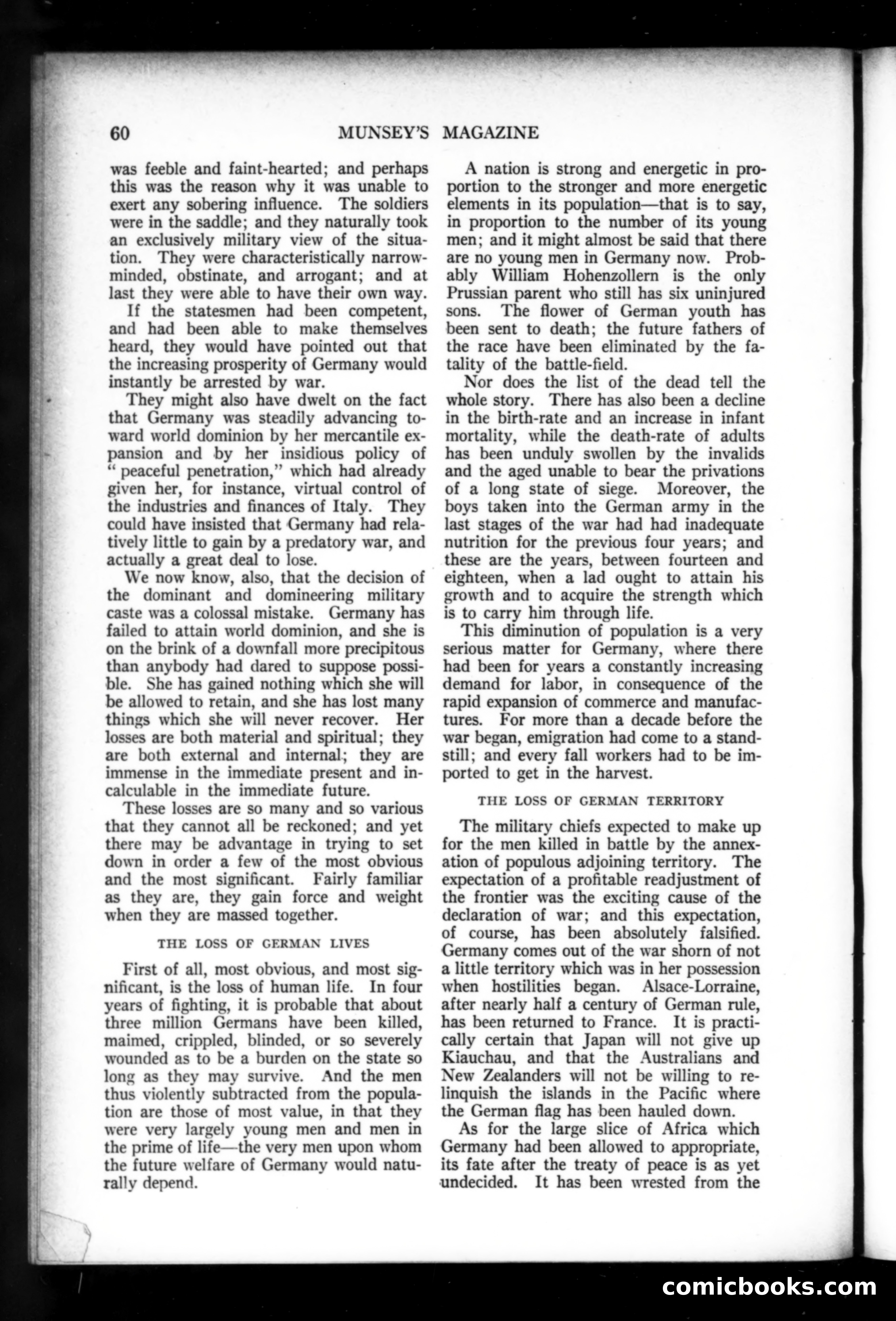 Munsey's Magazine, February 1919 — page 60 of 196