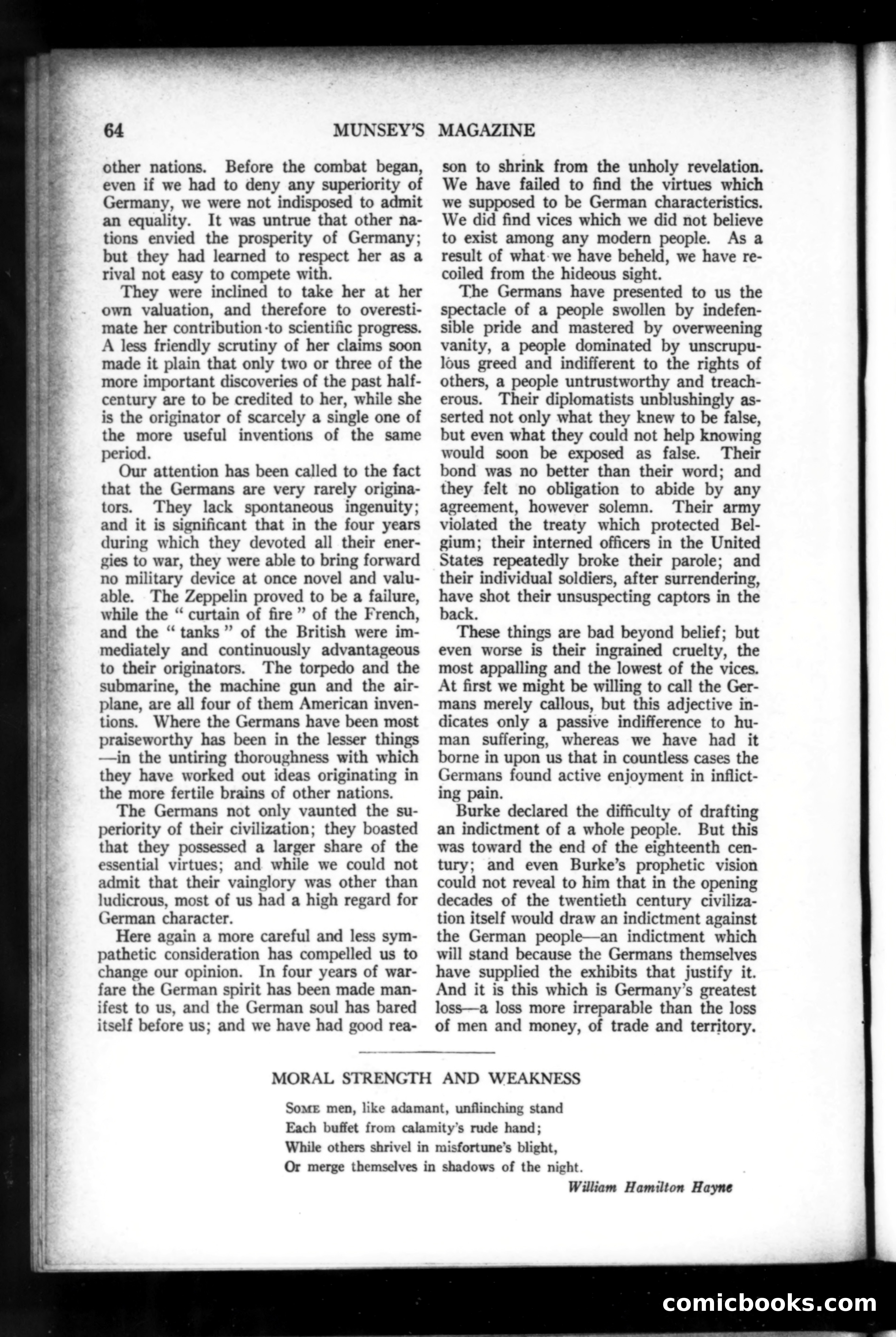 Munsey's Magazine, February 1919 — page 64 of 196